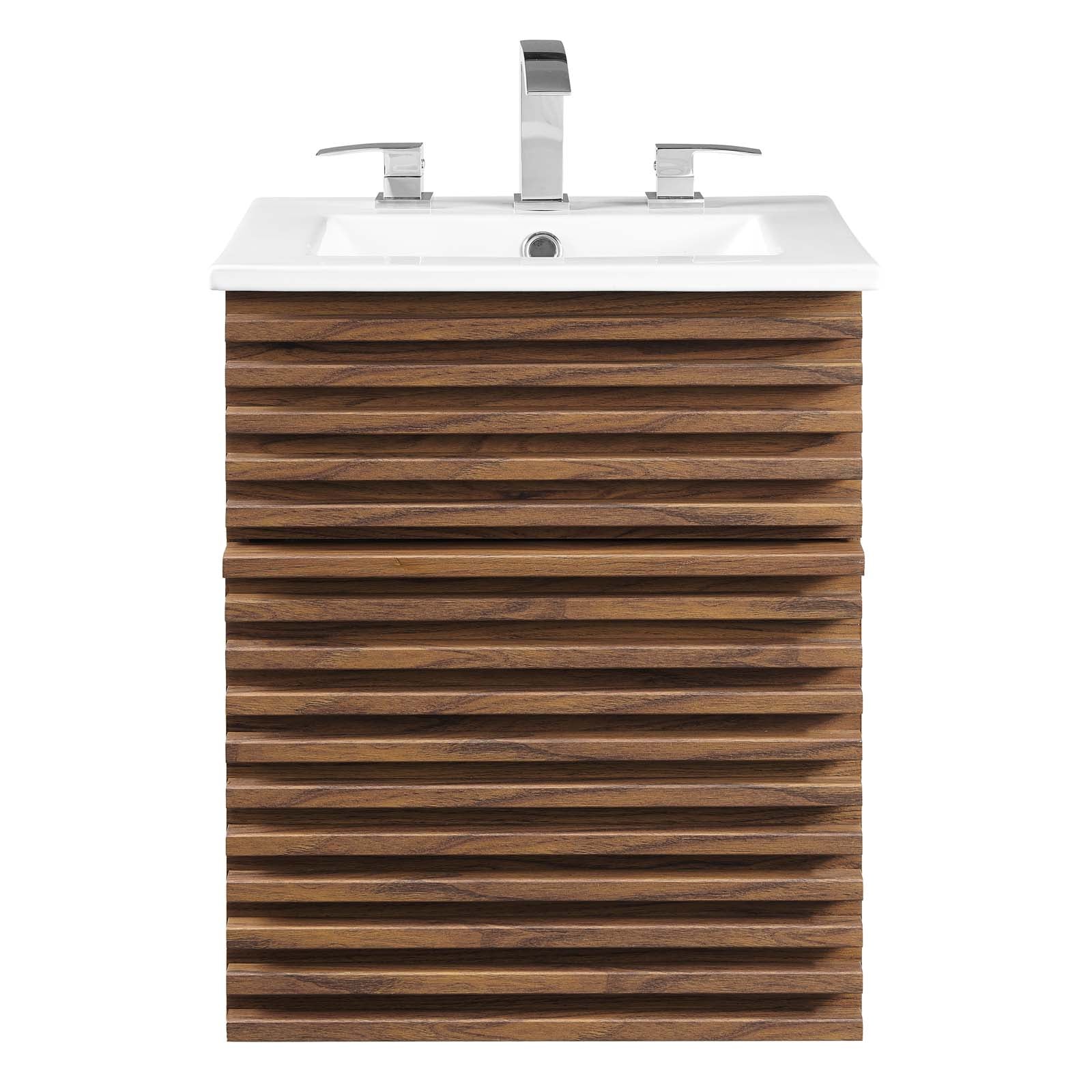Modway Render 18" Wall-Mount Bathroom Vanity | Bathroom Accessories | Modishstore-4