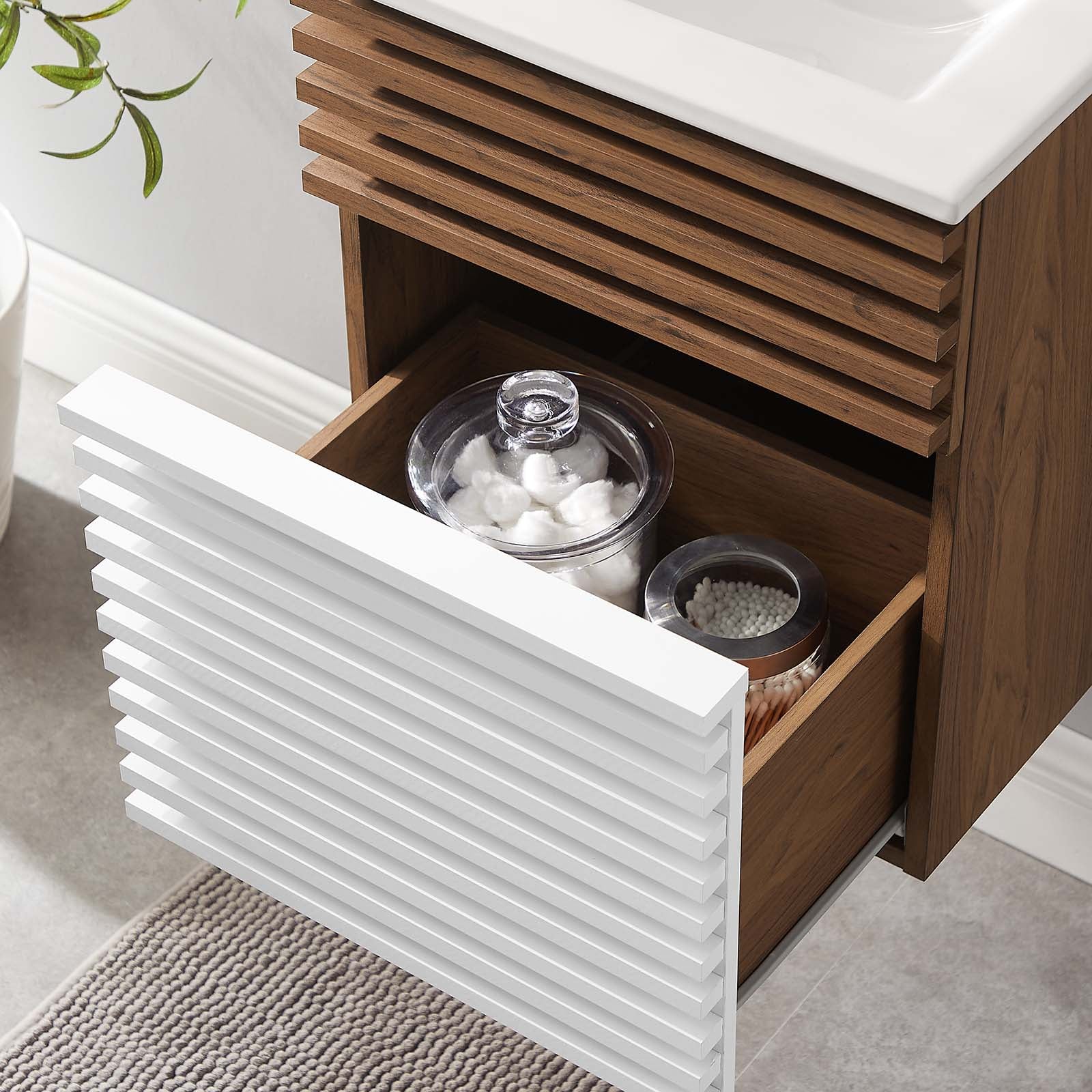 Modway Render 18" Wall-Mount Bathroom Vanity | Bathroom Accessories | Modishstore-32