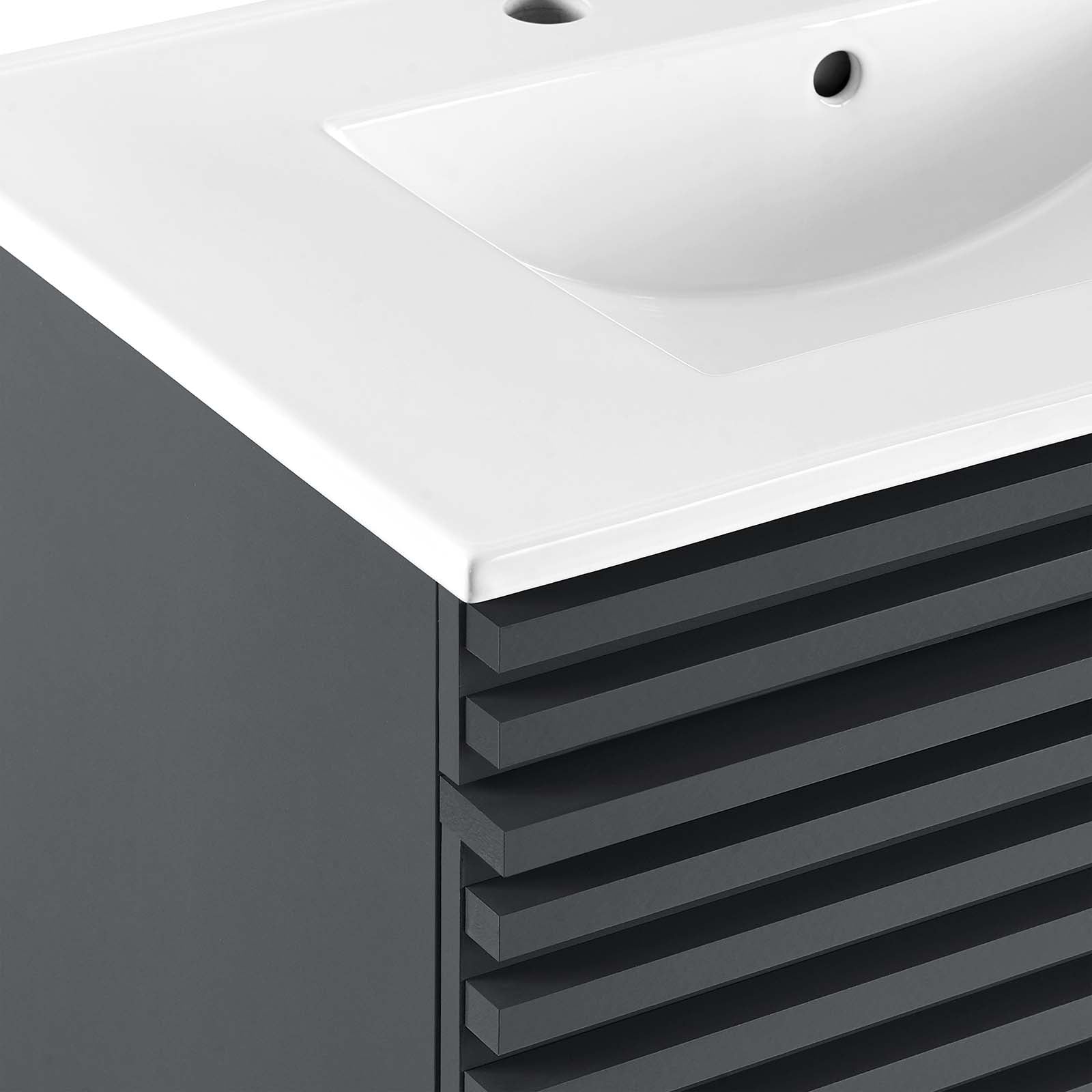 Modway Render 30" Wall-Mount Bathroom Vanity | Bathroom Accessories | Modishstore-15
