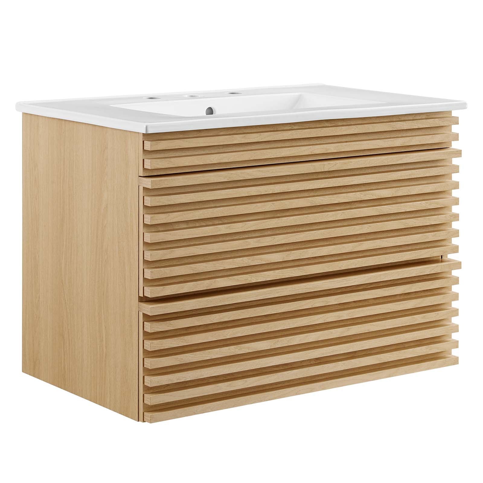 Modway Render 30" Wall-Mount Bathroom Vanity | Bathroom Accessories | Modishstore-26