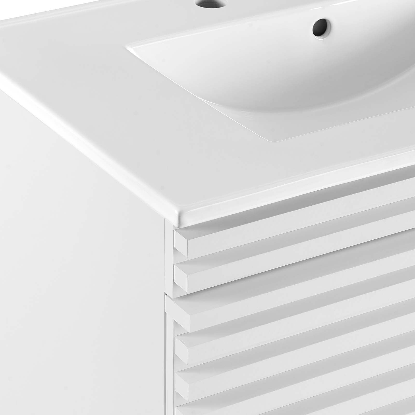 Modway Render 30" Wall-Mount Bathroom Vanity | Bathroom Accessories | Modishstore-42