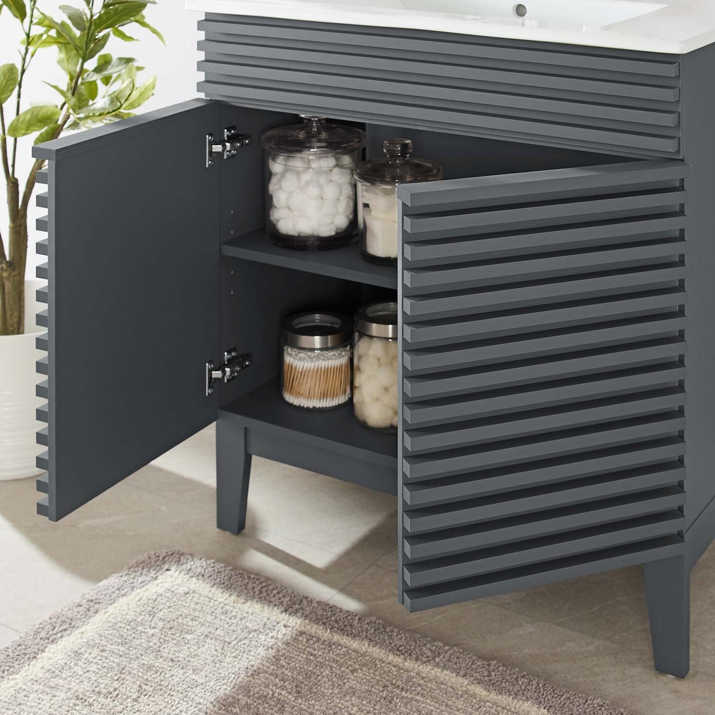 Modway Render 30" Bathroom Vanity Cabinet | Bathroom Accessories | Modishstore-14