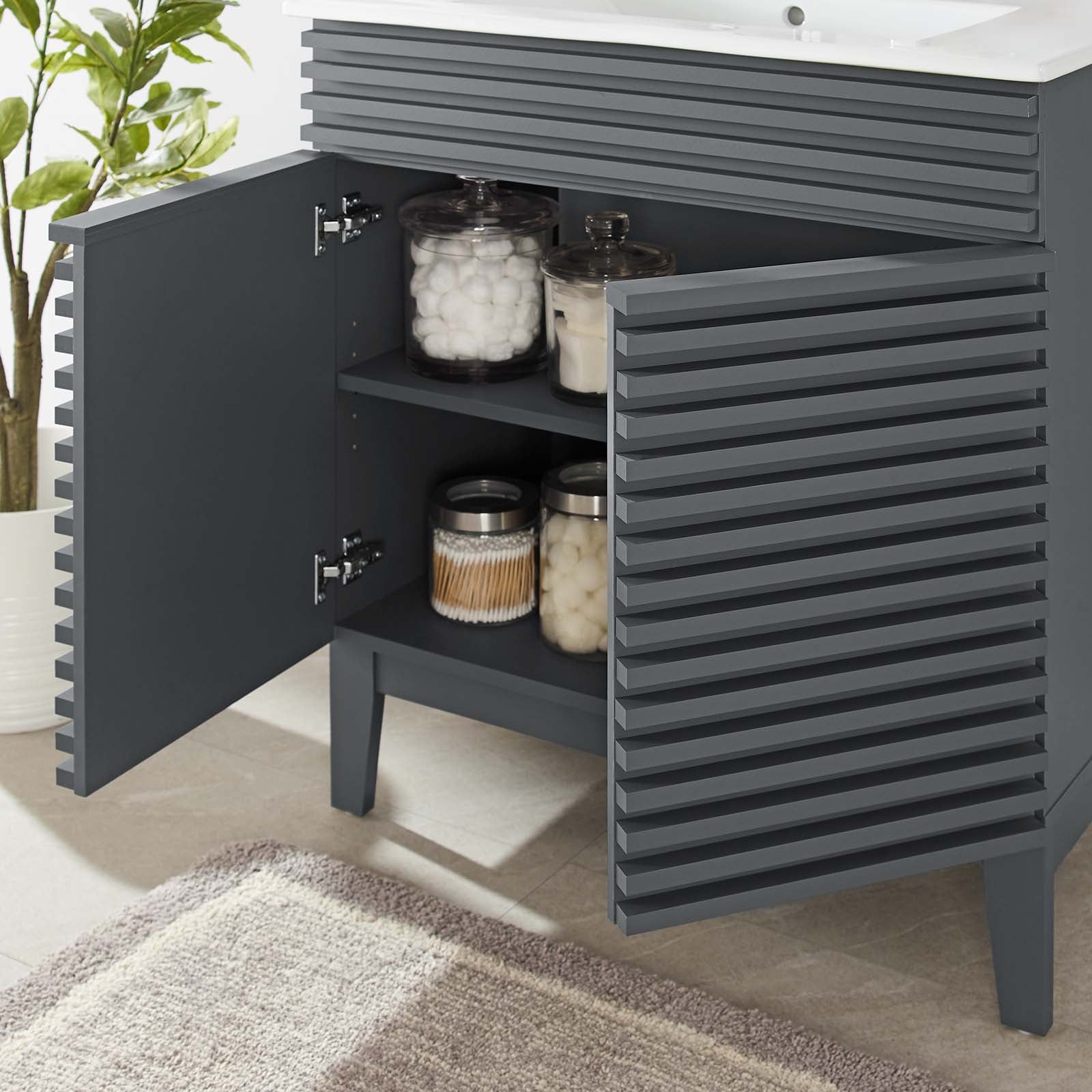 Modway Render 30" Bathroom Vanity Cabinet | Bathroom Accessories | Modishstore-14
