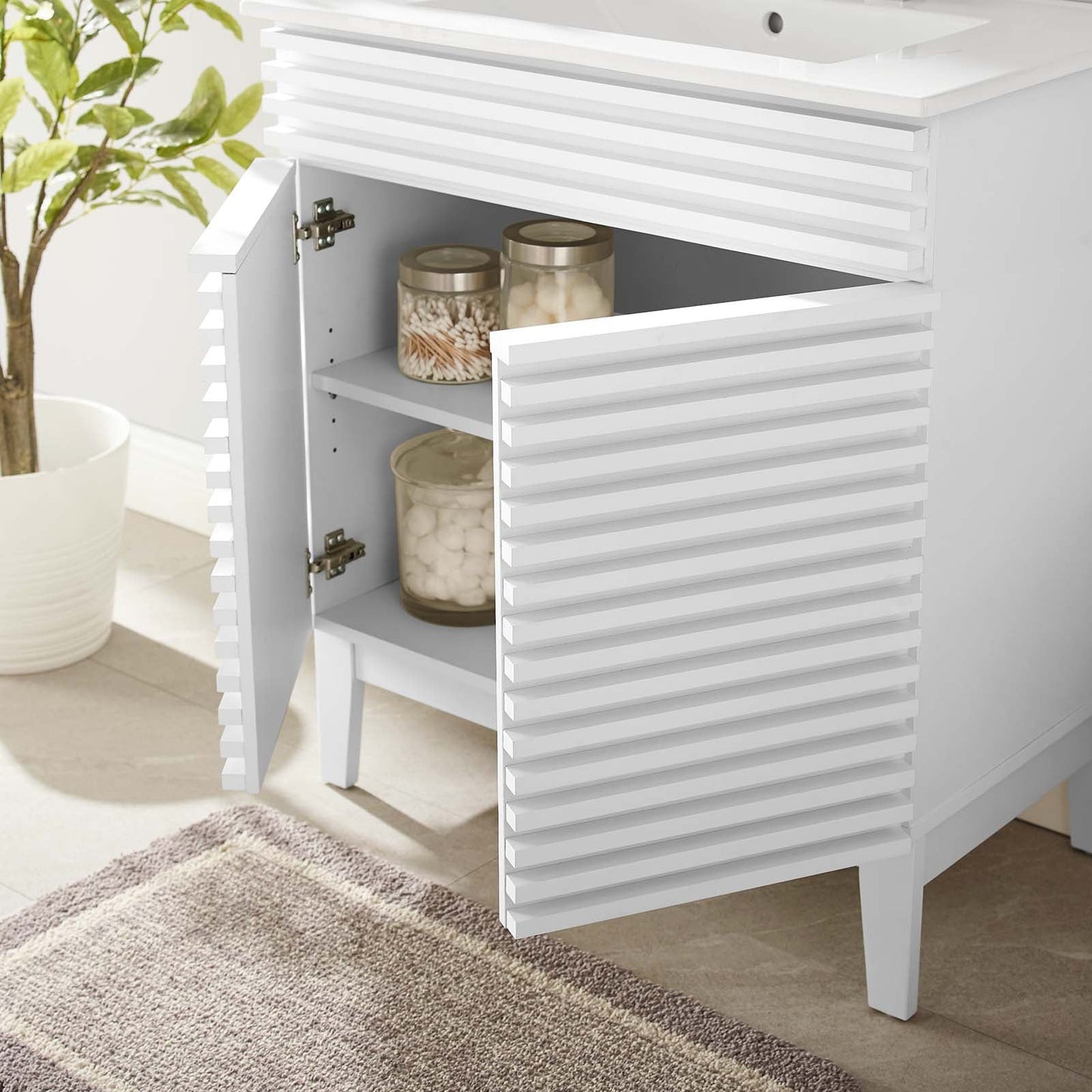 Modway Render 30" Bathroom Vanity Cabinet | Bathroom Accessories | Modishstore-41