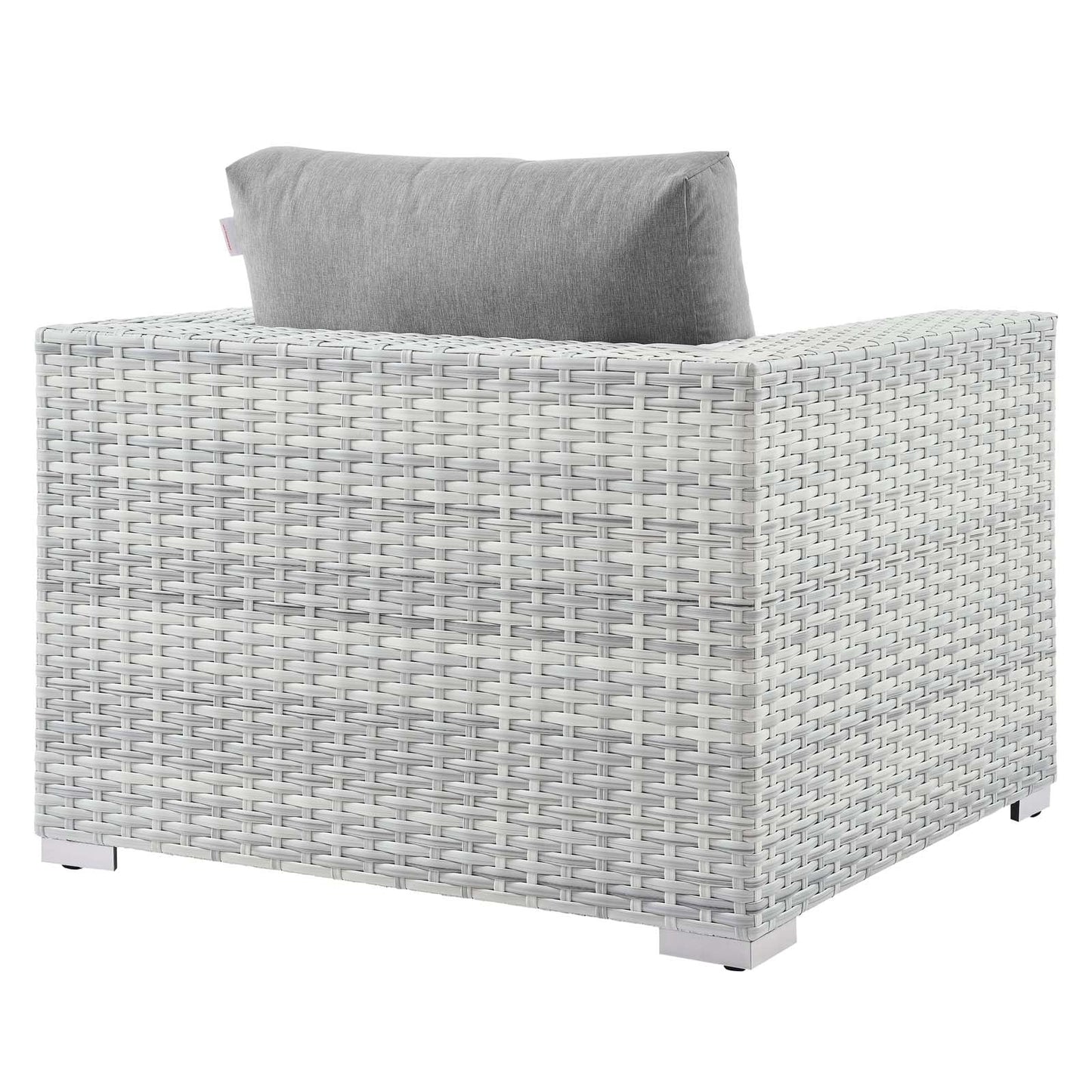Modway Convene 6-Piece Outdoor Patio Sectional Set | Outdoor Sofas, Loveseats & Sectionals | 