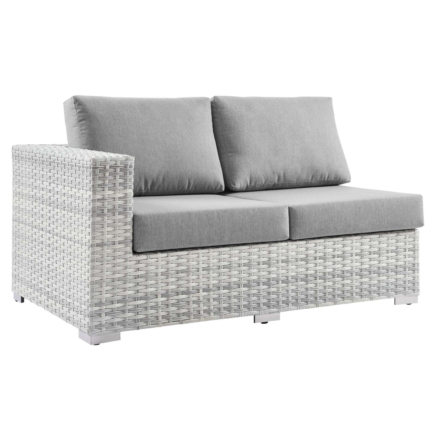 Modway Convene 6-Piece Outdoor Patio Sectional Set | Outdoor Sofas, Loveseats & Sectionals | 