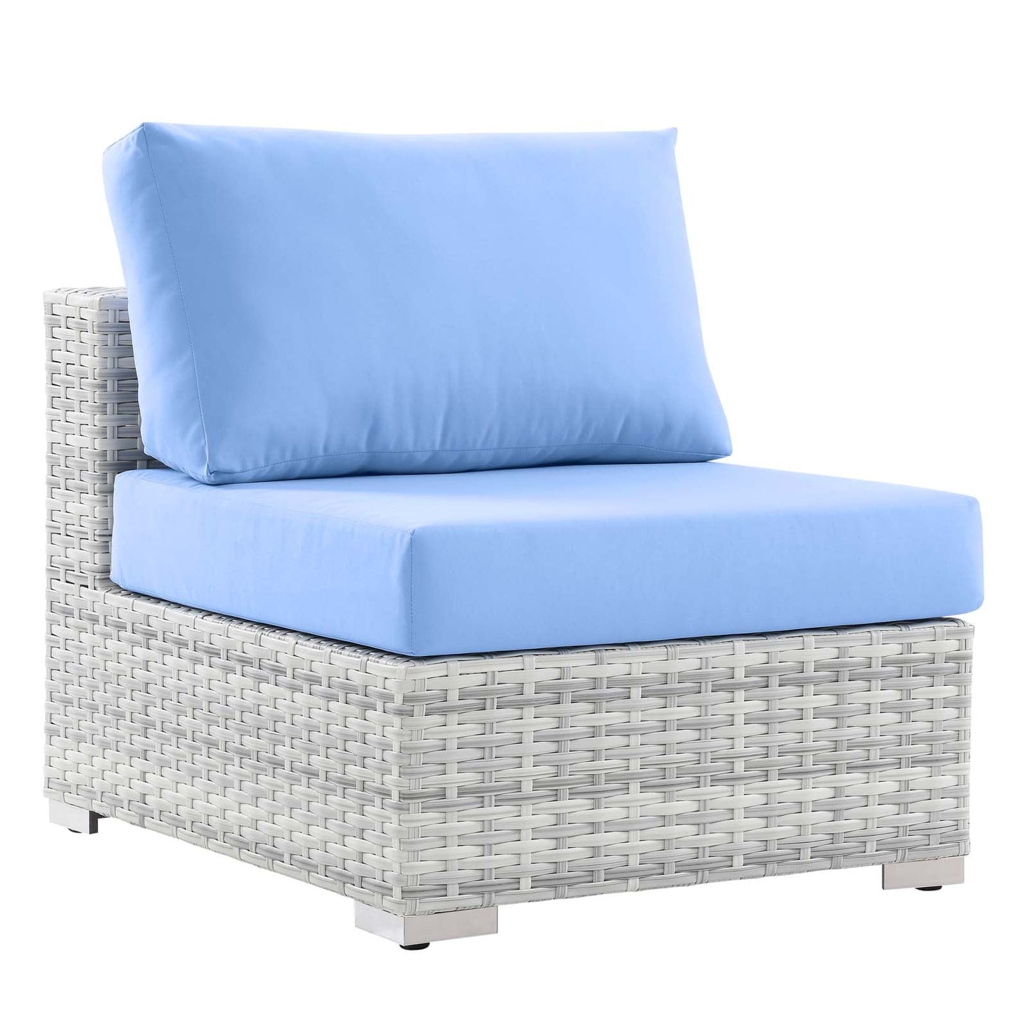 Modway Convene 5-Piece Outdoor Patio Sectional Set | Outdoor Sofas, Loveseats & Sectionals | 