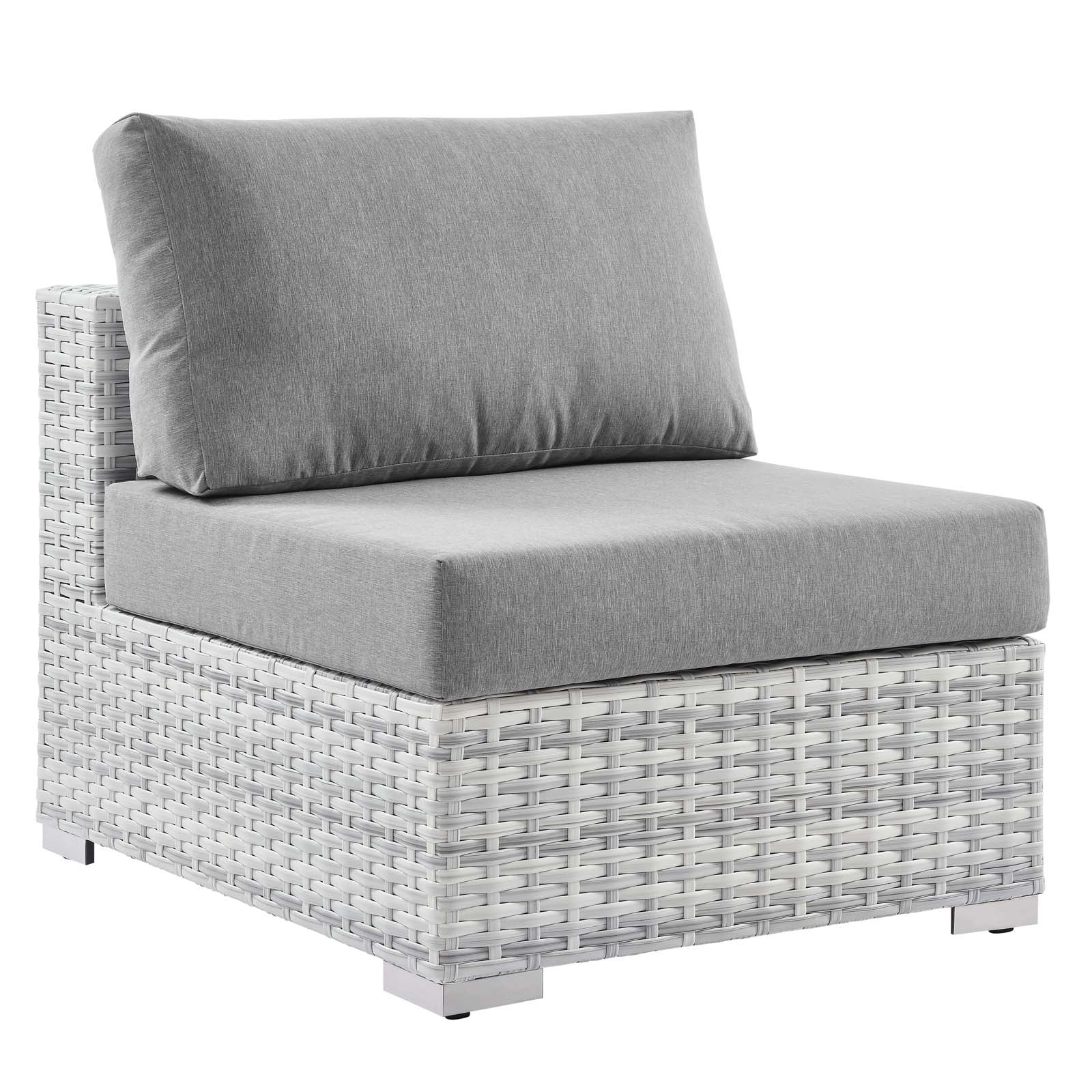 Modway Convene 6-Piece Outdoor Patio Sectional Set | Outdoor Sofas, Loveseats & Sectionals | 