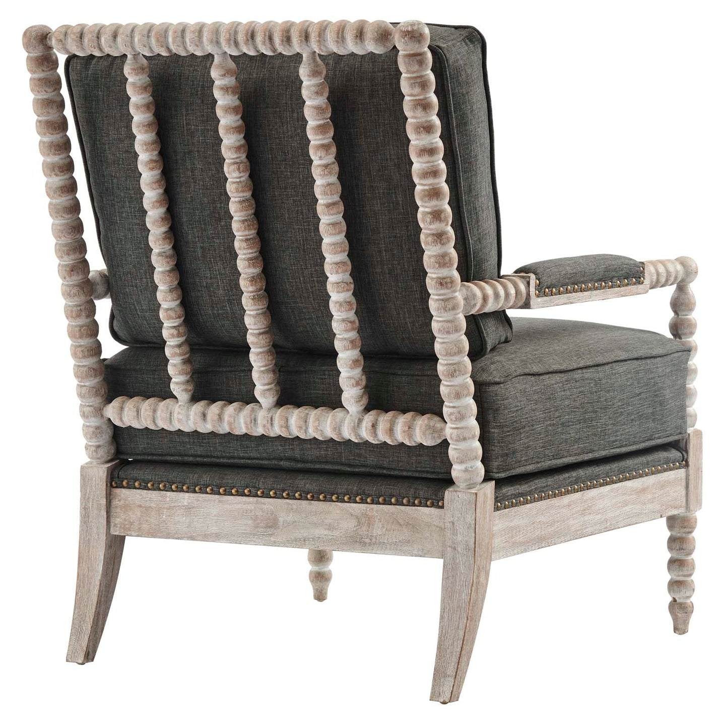 Revel Fabric Upholstered Upholstered Fabric Armchair By Modway - EEI-5452-NAT-BEI | Armchairs |  Modishstore - 11