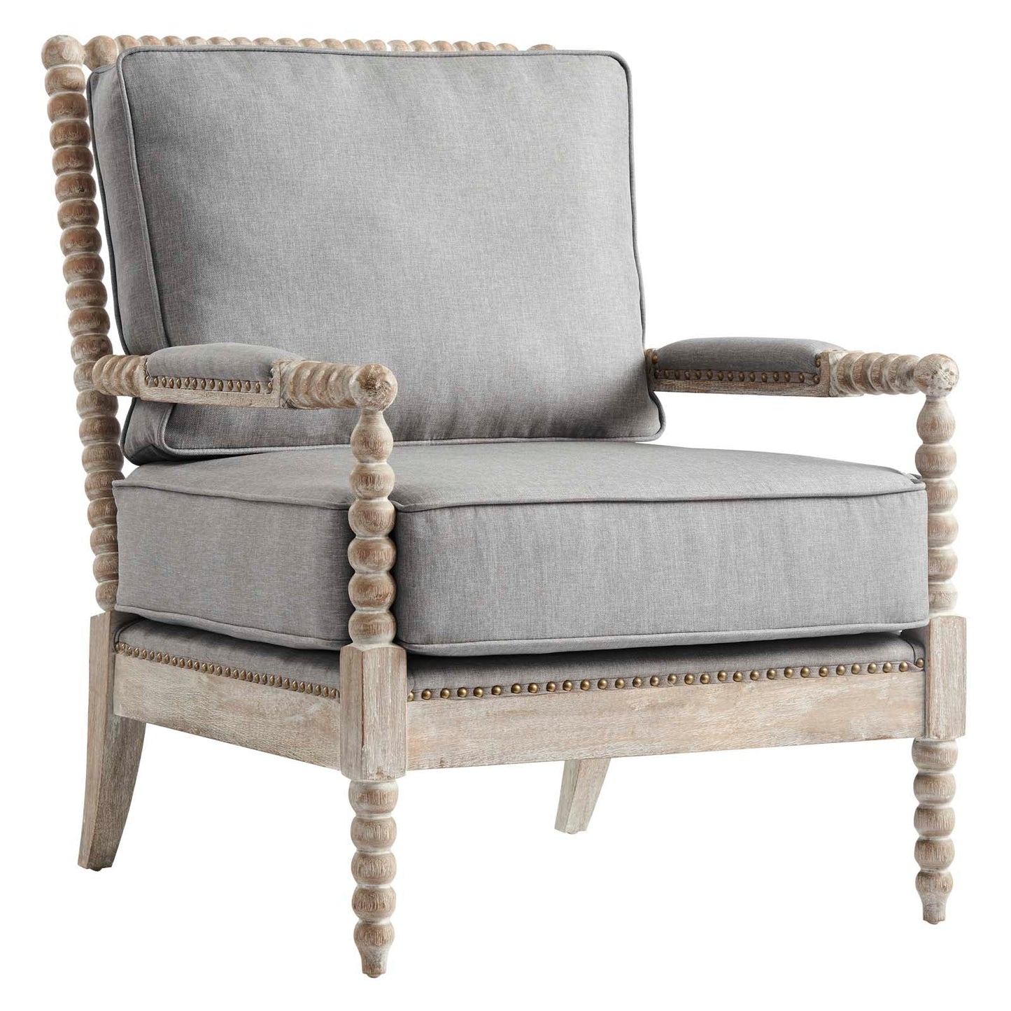 Revel Fabric Upholstered Upholstered Fabric Armchair By Modway - EEI-5452-NAT-BEI | Armchairs |  Modishstore - 17