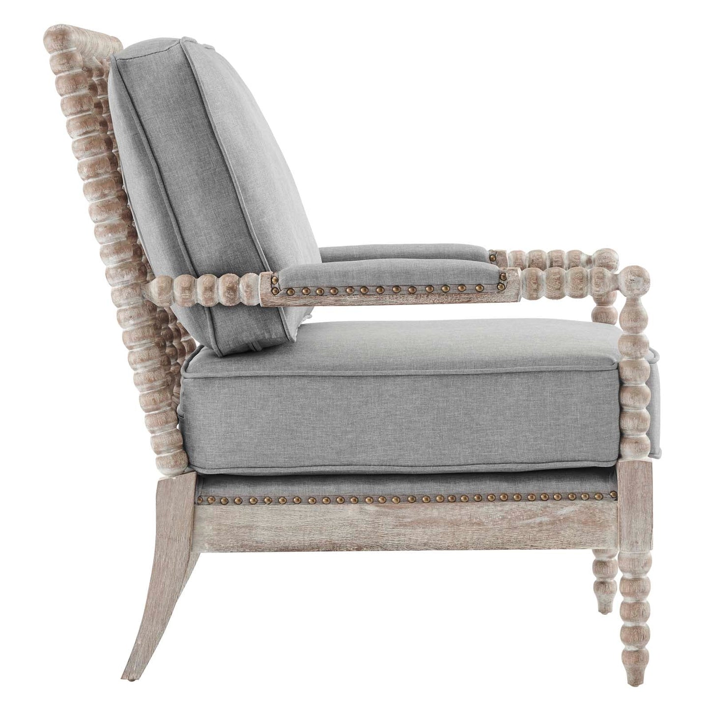 Revel Fabric Upholstered Upholstered Fabric Armchair By Modway - EEI-5452-NAT-BEI | Armchairs |  Modishstore - 18