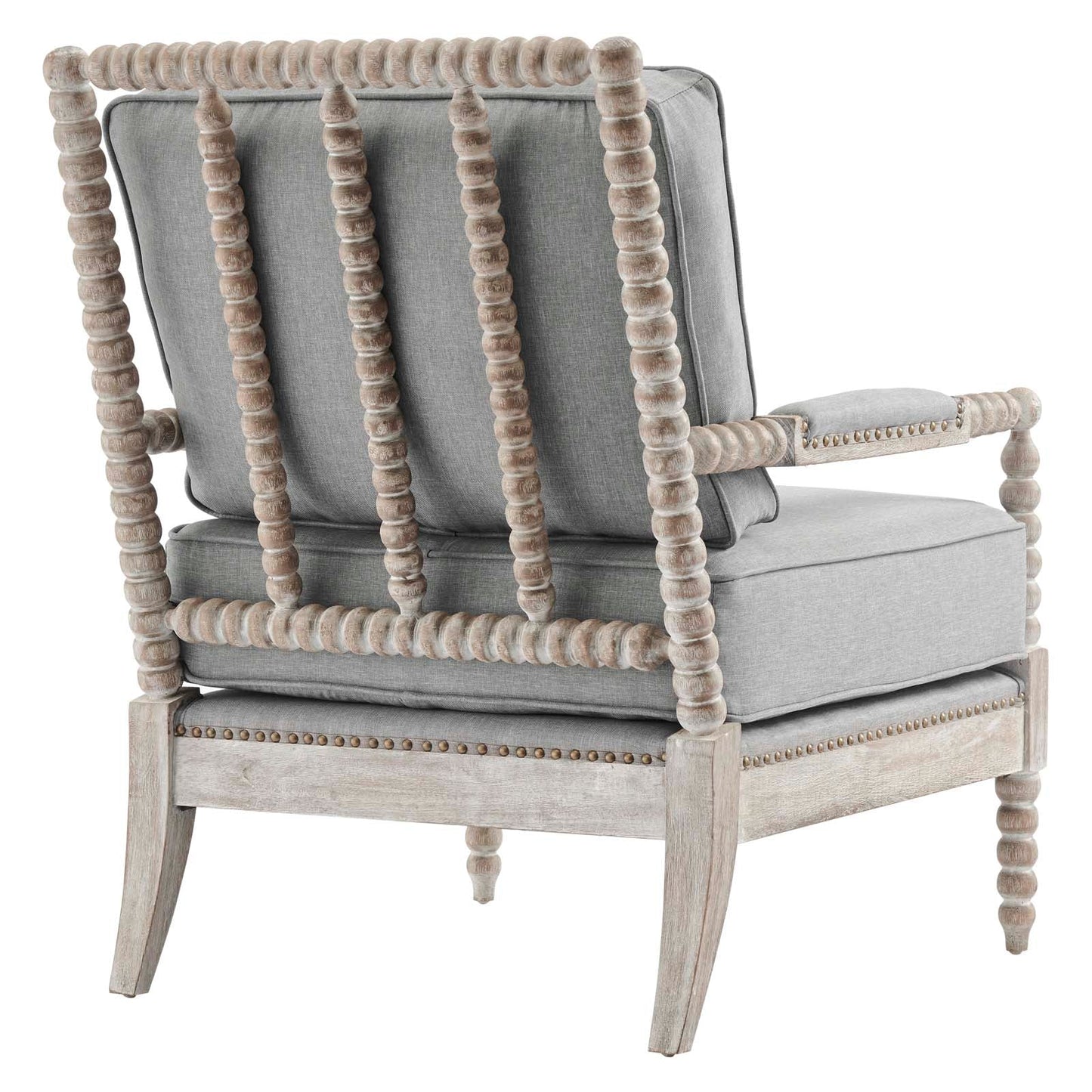 Revel Fabric Upholstered Upholstered Fabric Armchair By Modway - EEI-5452-NAT-BEI | Armchairs |  Modishstore - 19