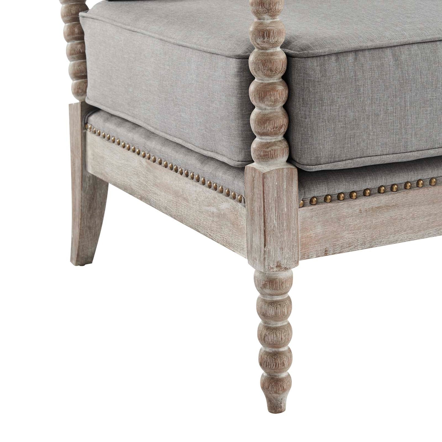 Revel Fabric Upholstered Upholstered Fabric Armchair By Modway - EEI-5452-NAT-BEI | Armchairs |  Modishstore - 20