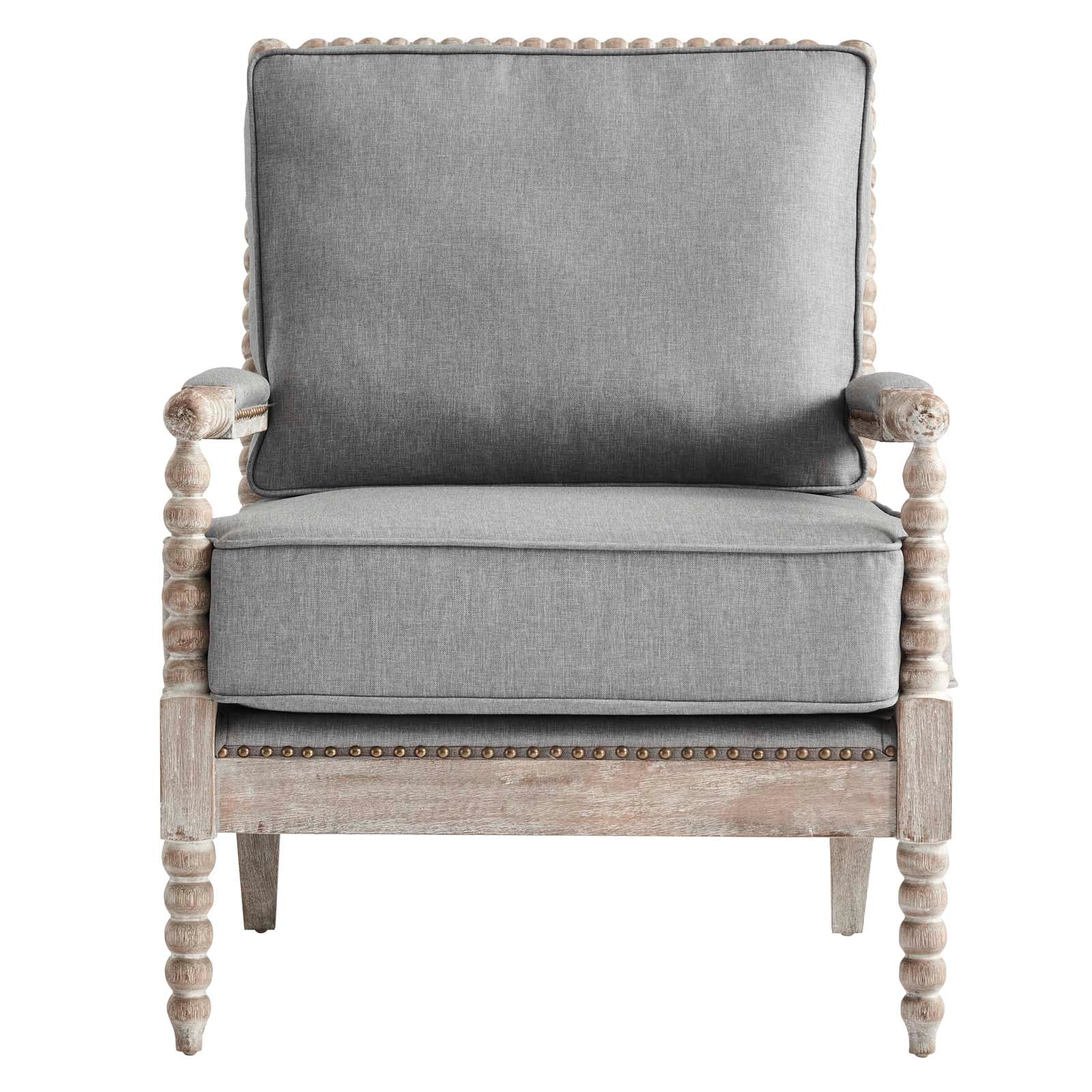Revel Fabric Upholstered Upholstered Fabric Armchair By Modway - EEI-5452-NAT-BEI | Armchairs |  Modishstore - 22