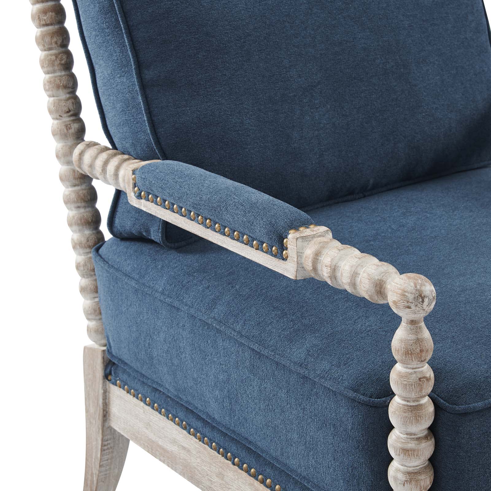 Revel Fabric Upholstered Upholstered Fabric Armchair By Modway - EEI-5452-NAT-BEI | Armchairs |  Modishstore - 29