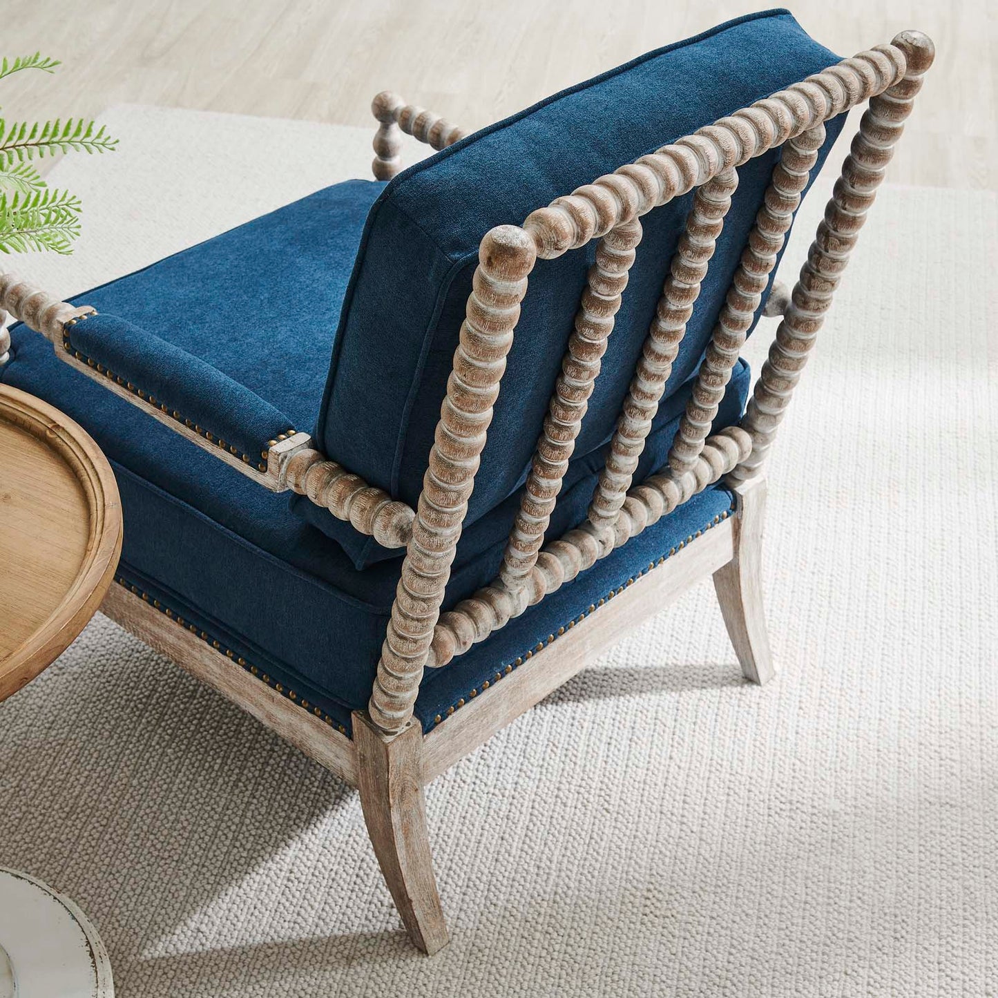 Revel Fabric Upholstered Upholstered Fabric Armchair By Modway - EEI-5452-NAT-BEI | Armchairs |  Modishstore - 31