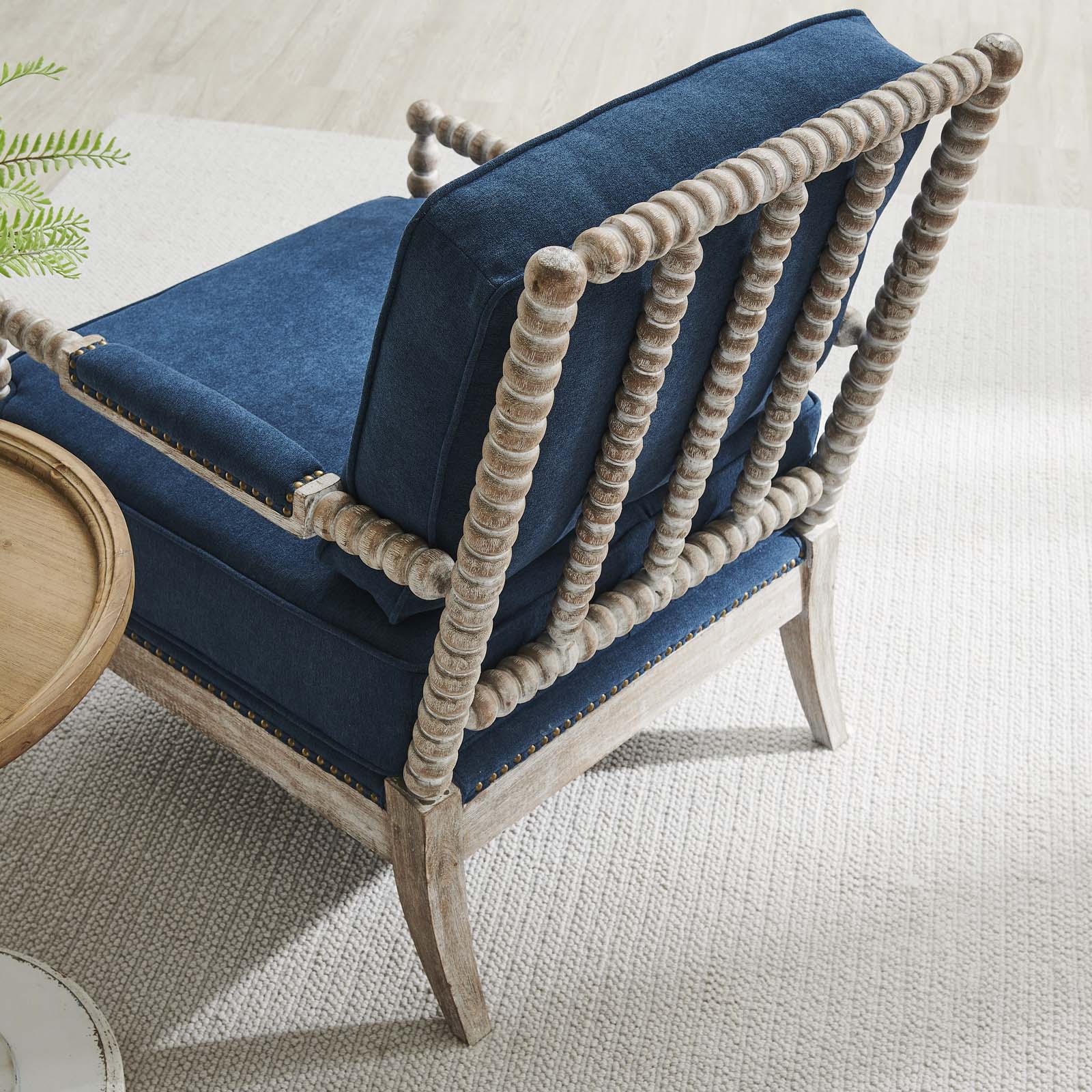 Revel Fabric Upholstered Upholstered Fabric Armchair By Modway - EEI-5452-NAT-BEI | Armchairs |  Modishstore - 31