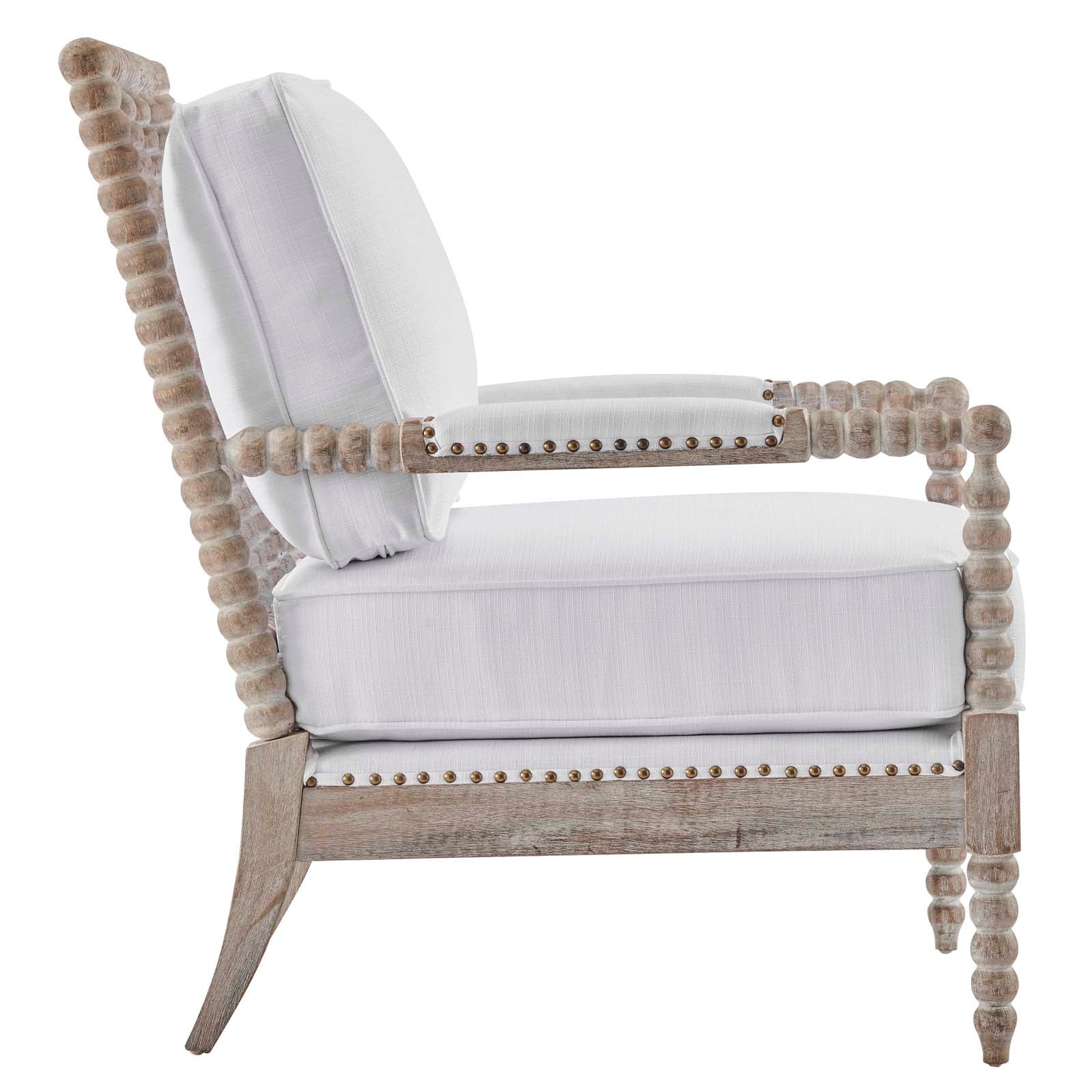 Revel Fabric Upholstered Upholstered Fabric Armchair By Modway - EEI-5452-NAT-BEI | Armchairs |  Modishstore - 38
