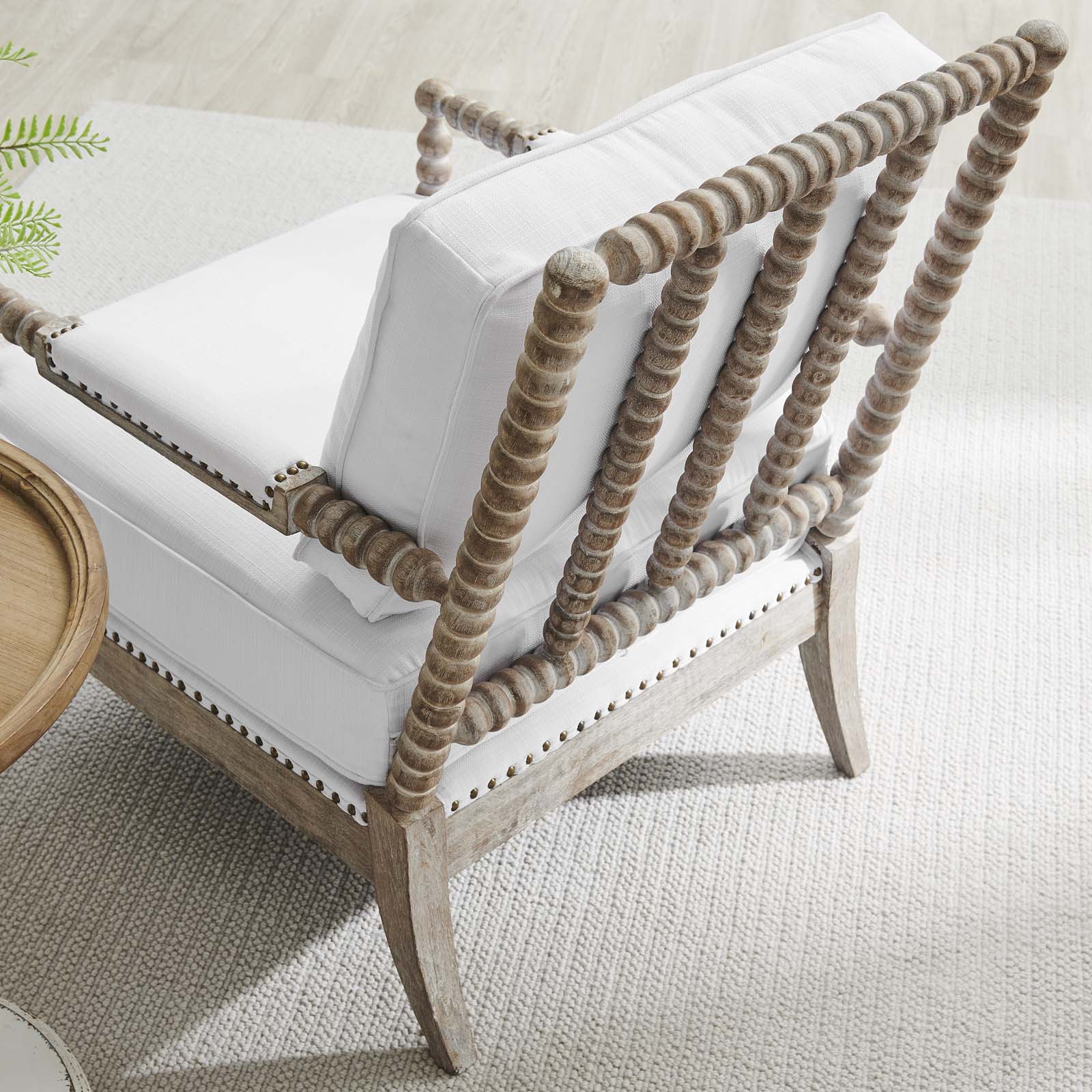 Revel Fabric Upholstered Upholstered Fabric Armchair By Modway - EEI-5452-NAT-BEI | Armchairs |  Modishstore - 39