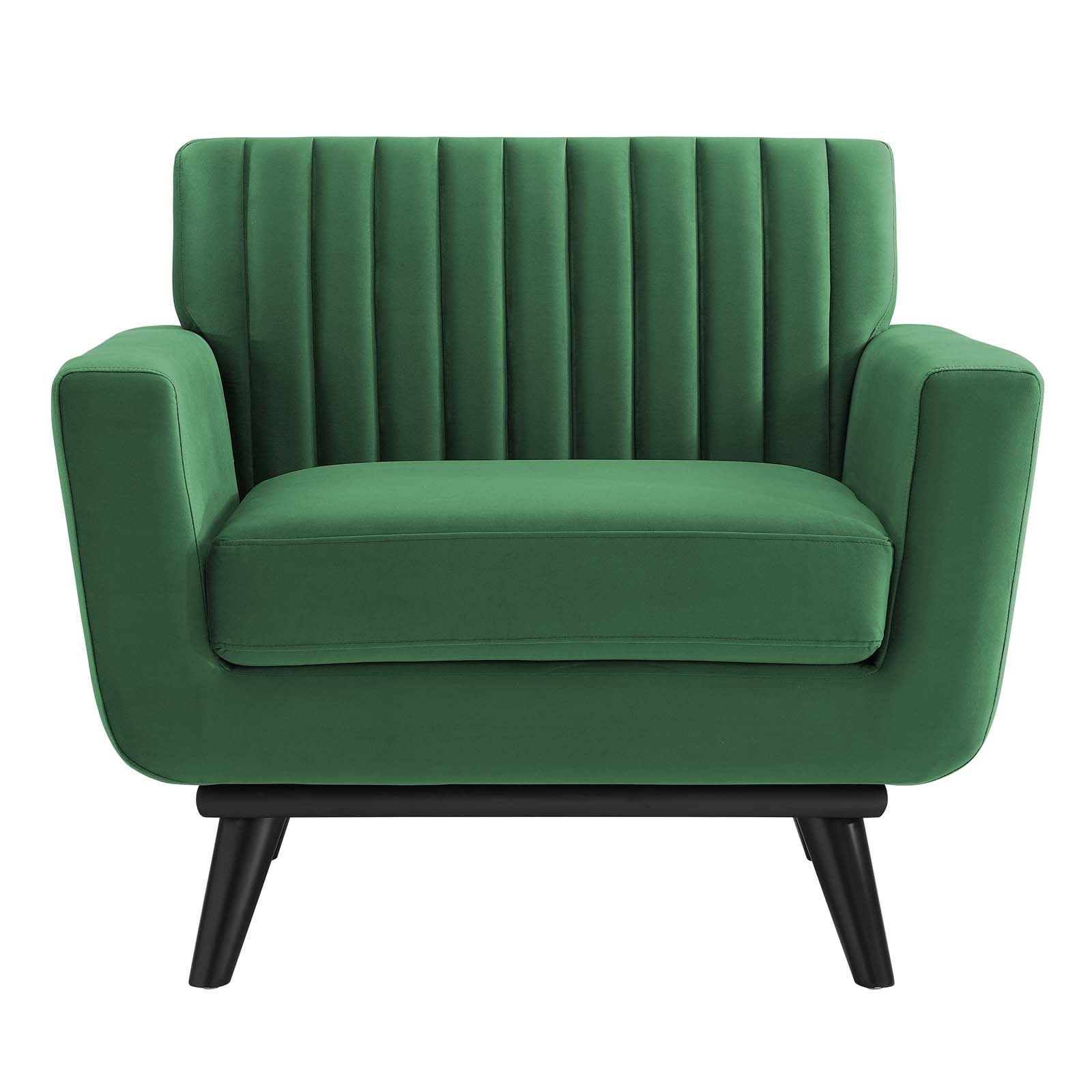 Modway Engage Channel Tufted Performance Velvet Armchair | Armchairs | 