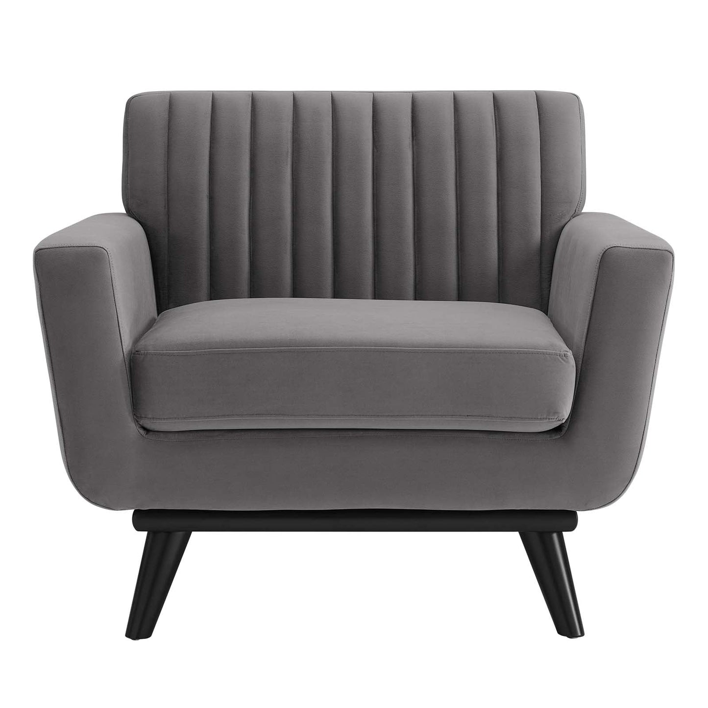 Modway Engage Channel Tufted Performance Velvet Armchair | Armchairs | 