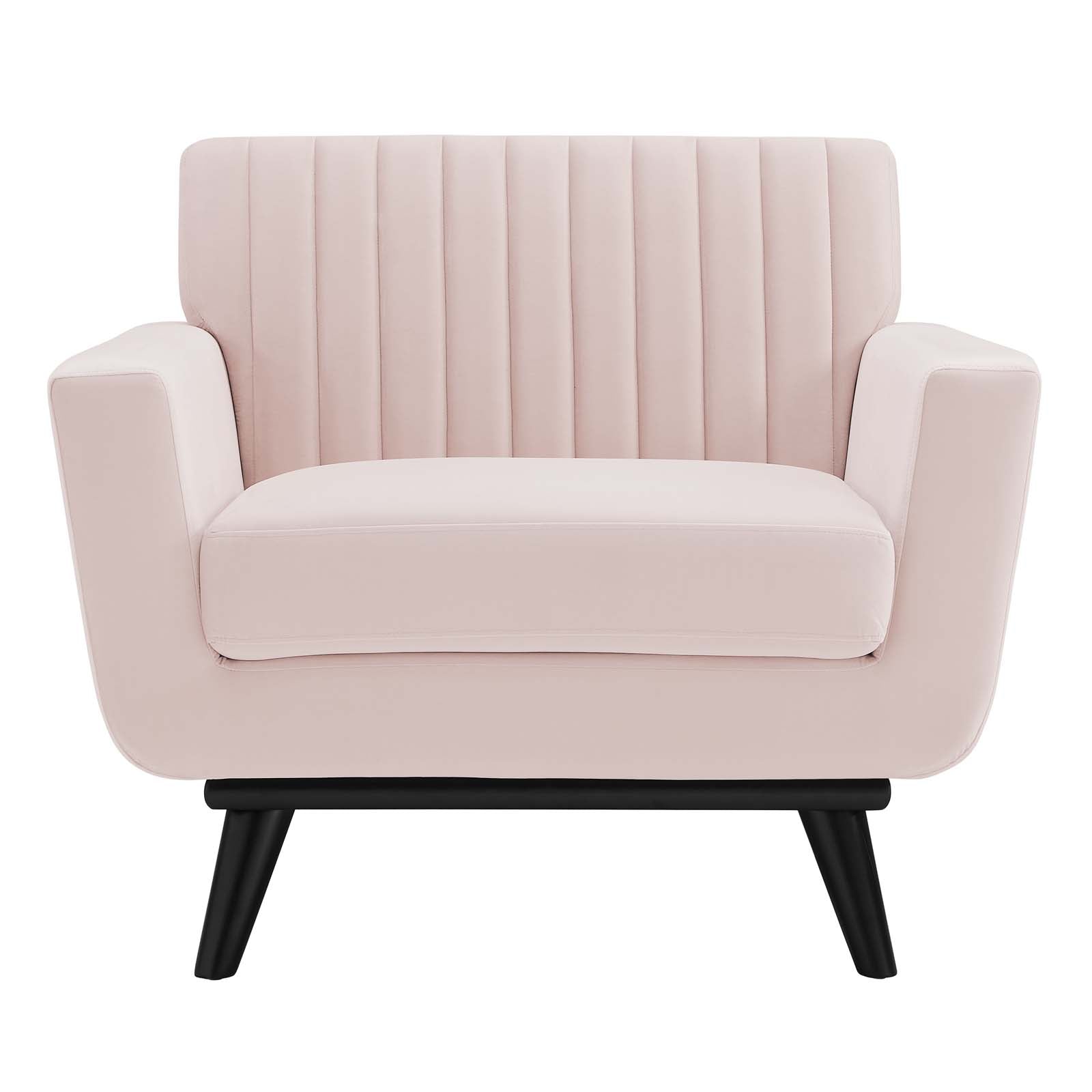 Modway Engage Channel Tufted Performance Velvet Armchair | Armchairs | 
