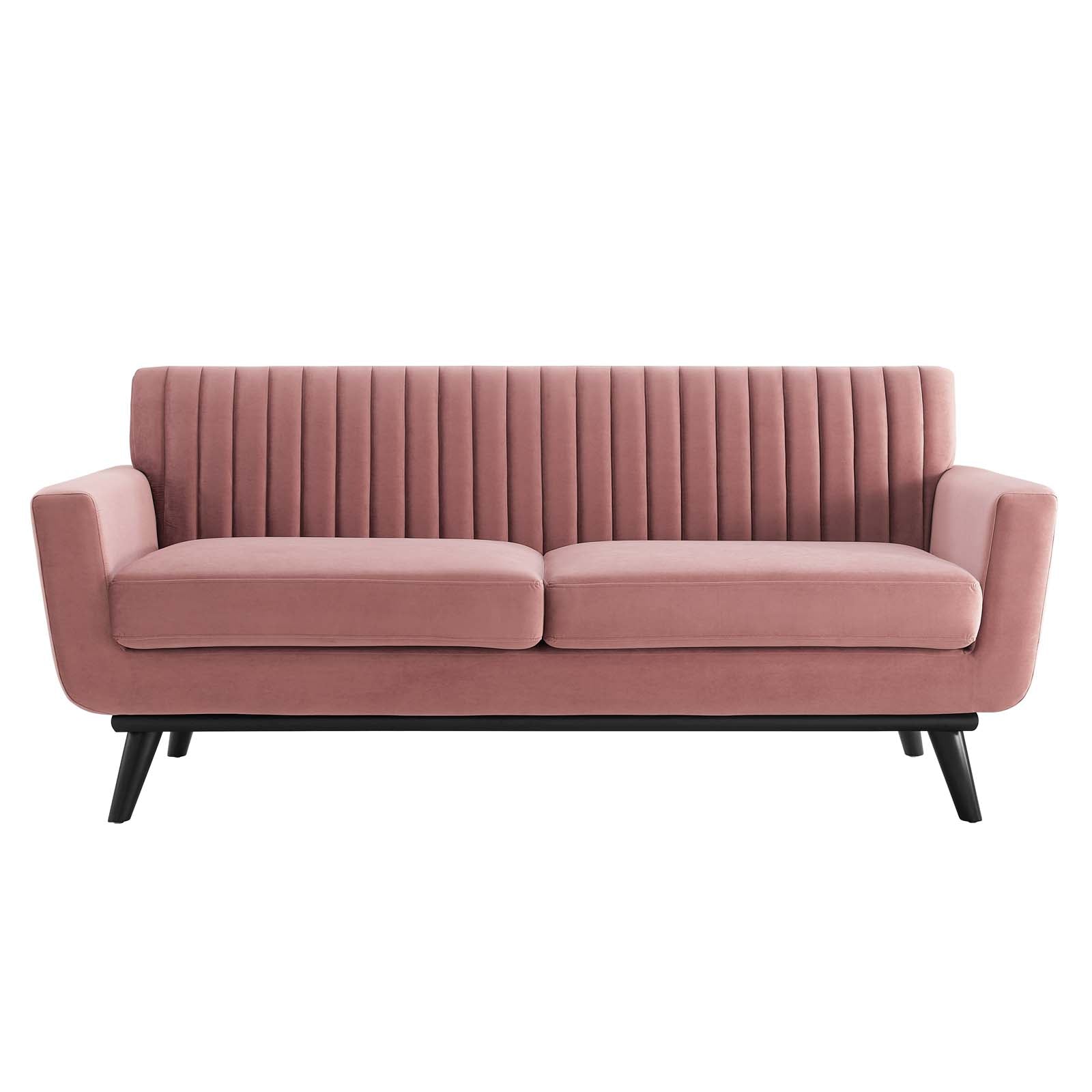 Modway Engage Channel Tufted Performance Velvet Loveseat | Loveseats | 