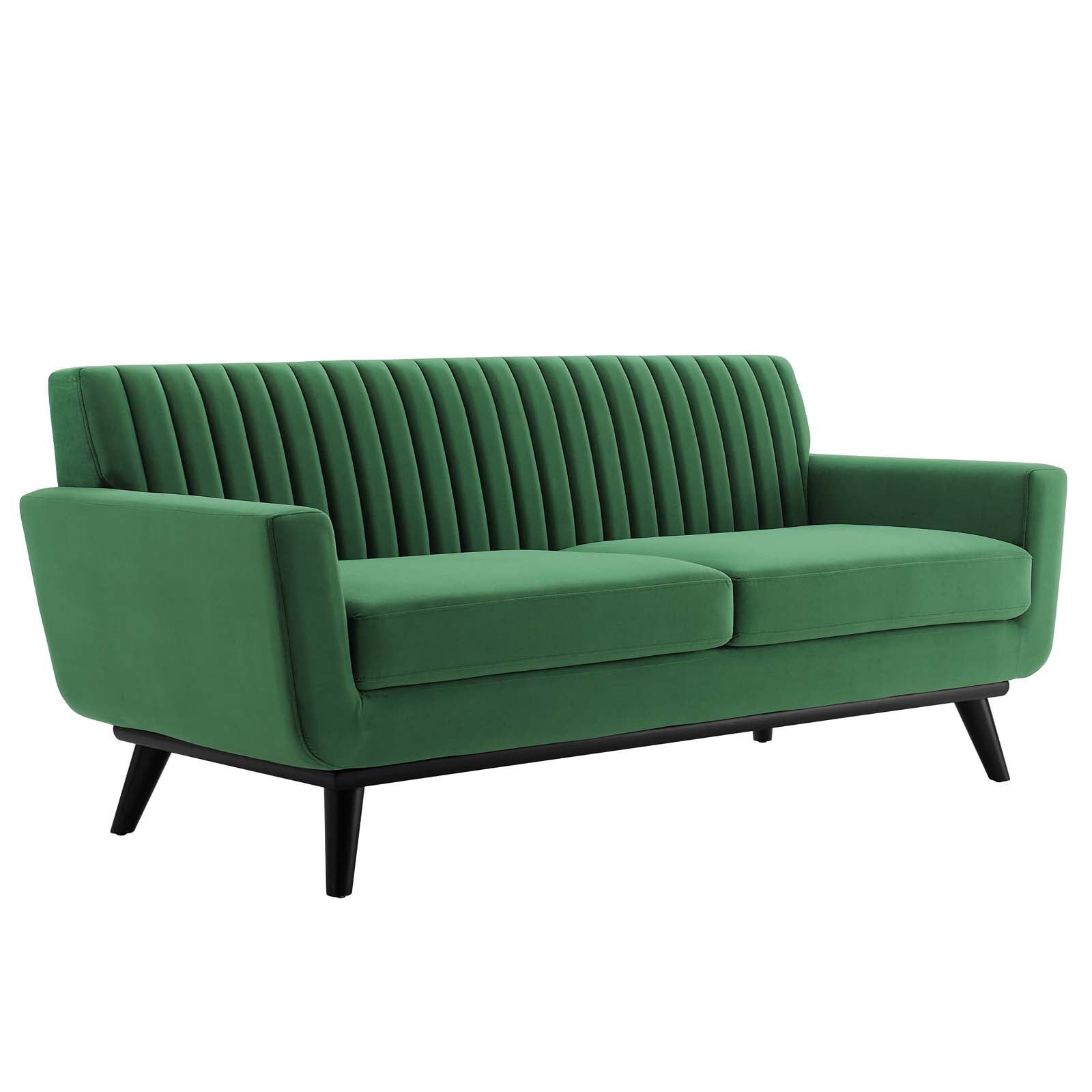 Modway Engage Channel Tufted Performance Velvet Loveseat | Loveseats | 