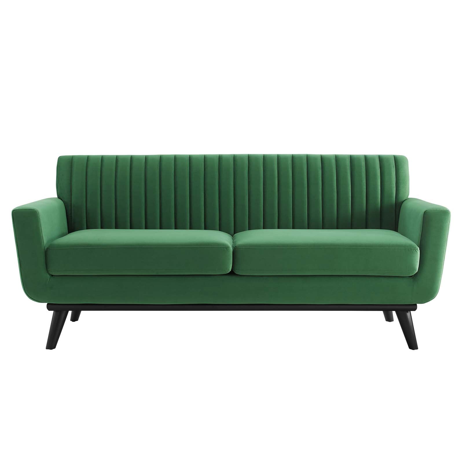 Modway Engage Channel Tufted Performance Velvet Loveseat | Loveseats | 