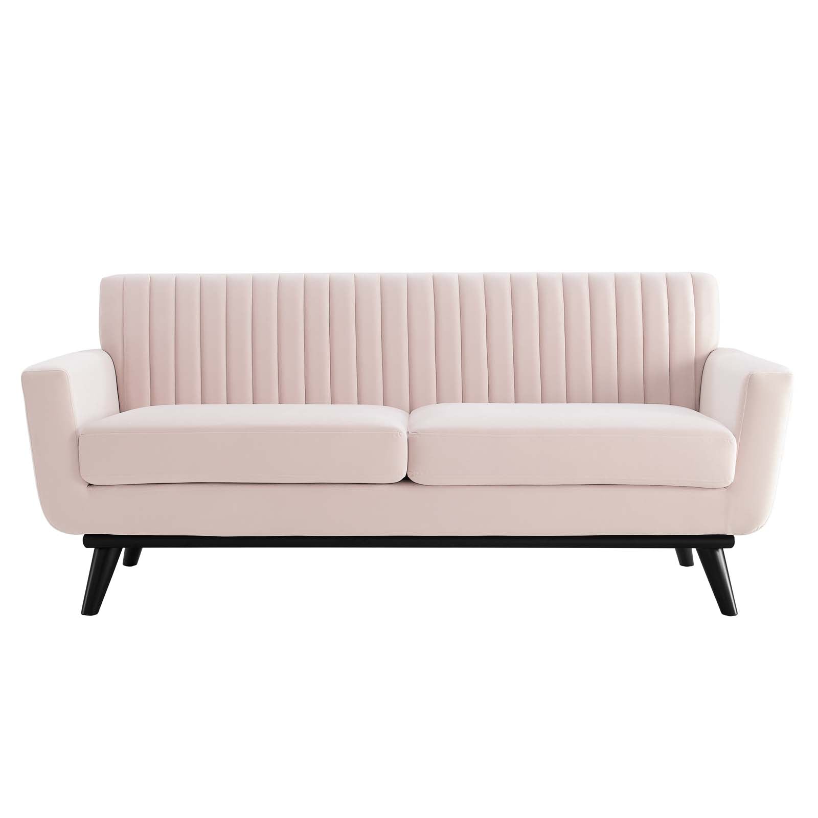 Modway Engage Channel Tufted Performance Velvet Loveseat | Loveseats | 