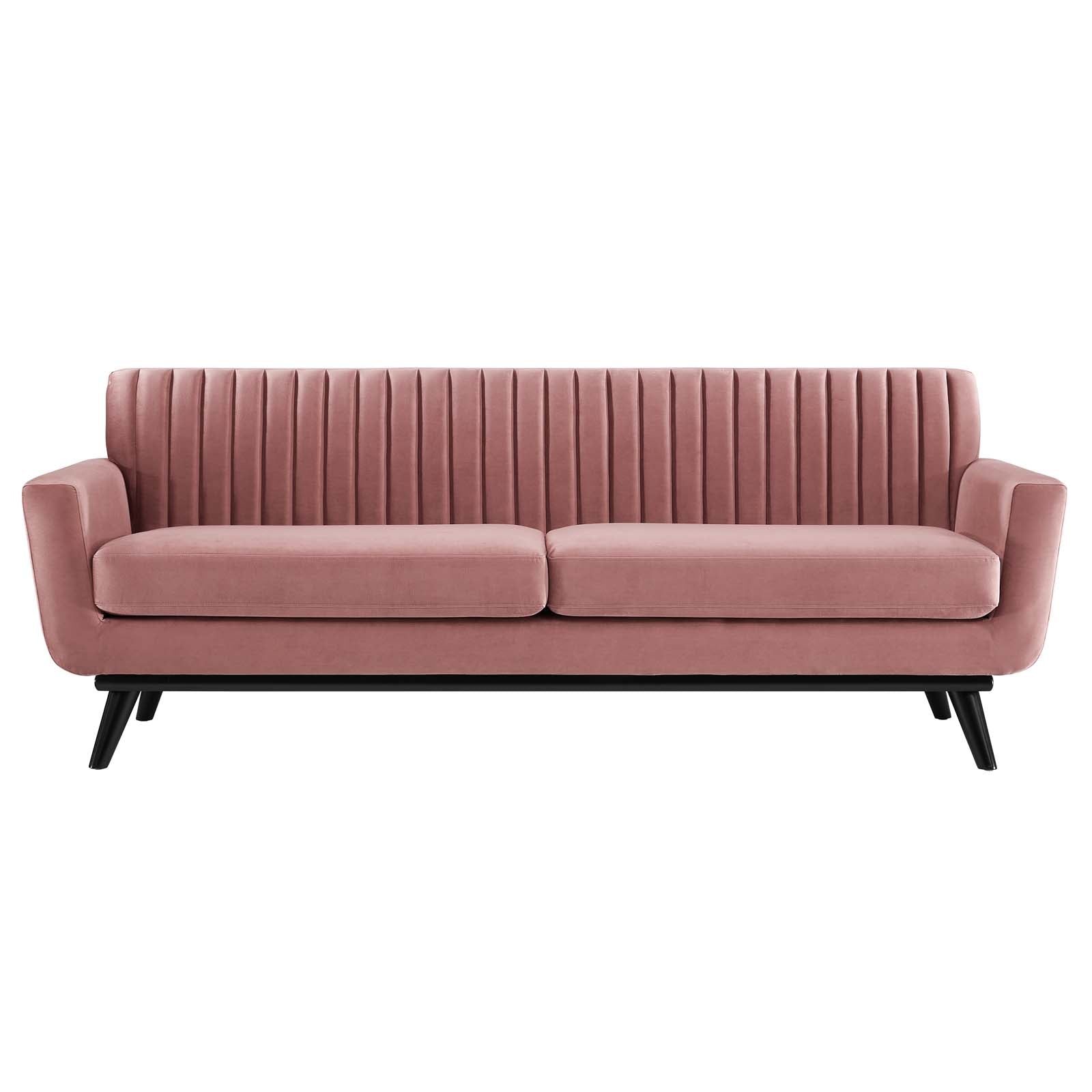 Modway Engage Channel Tufted Performance Velvet Sofa | Sofas | 
