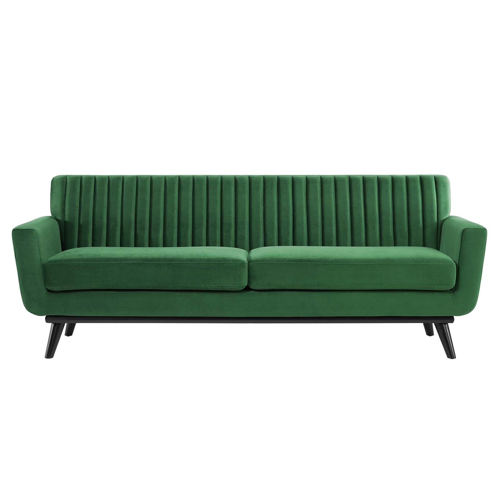 Modway Engage Channel Tufted Performance Velvet Sofa | Sofas | 