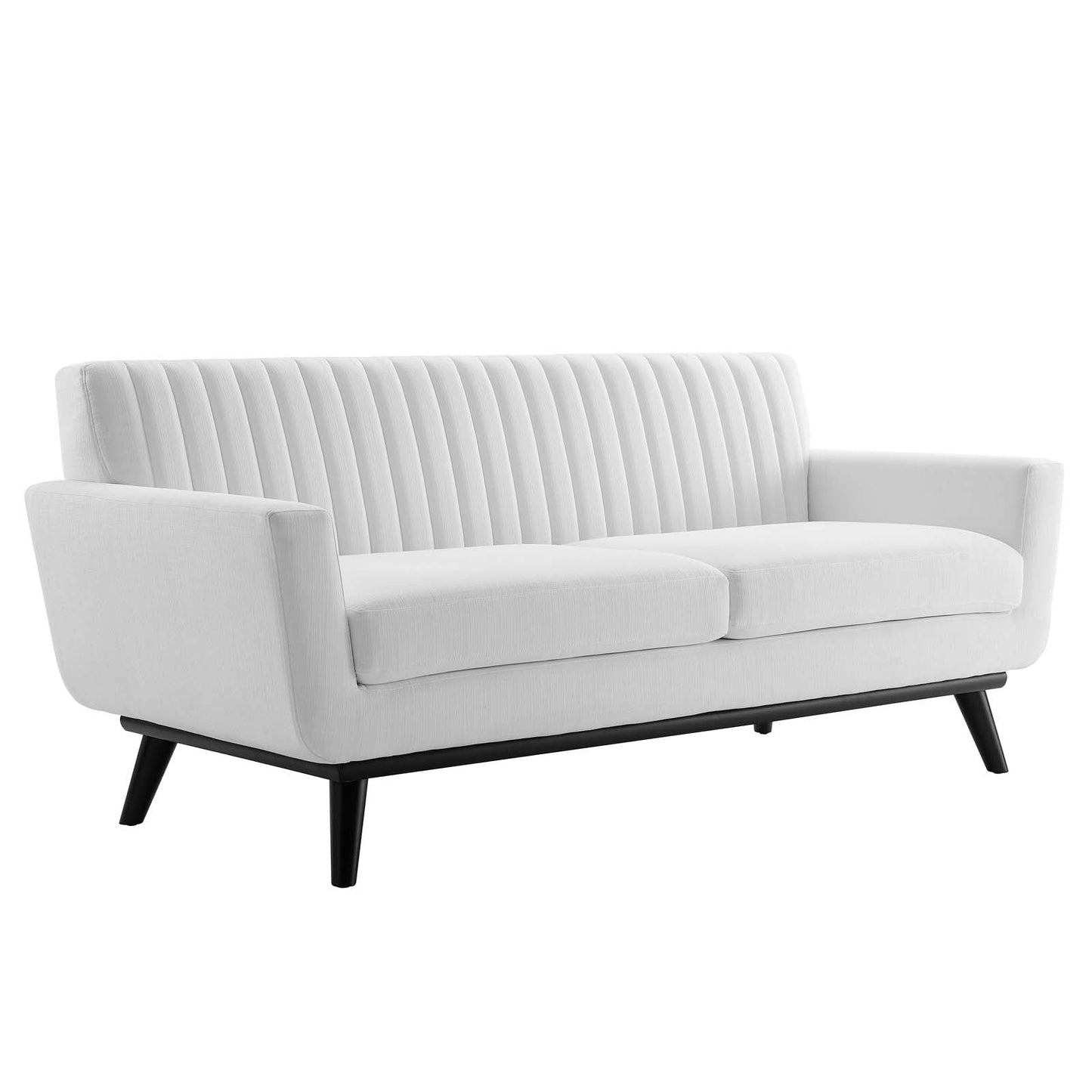 Modway Engage Channel Tufted Fabric Loveseat | Loveseats | 