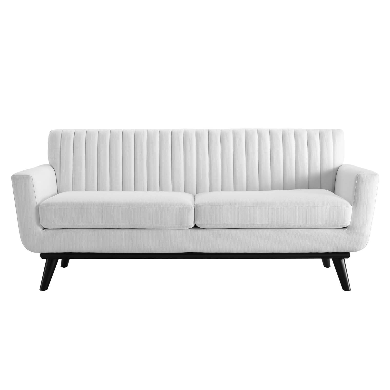 Modway Engage Channel Tufted Fabric Loveseat | Loveseats | 