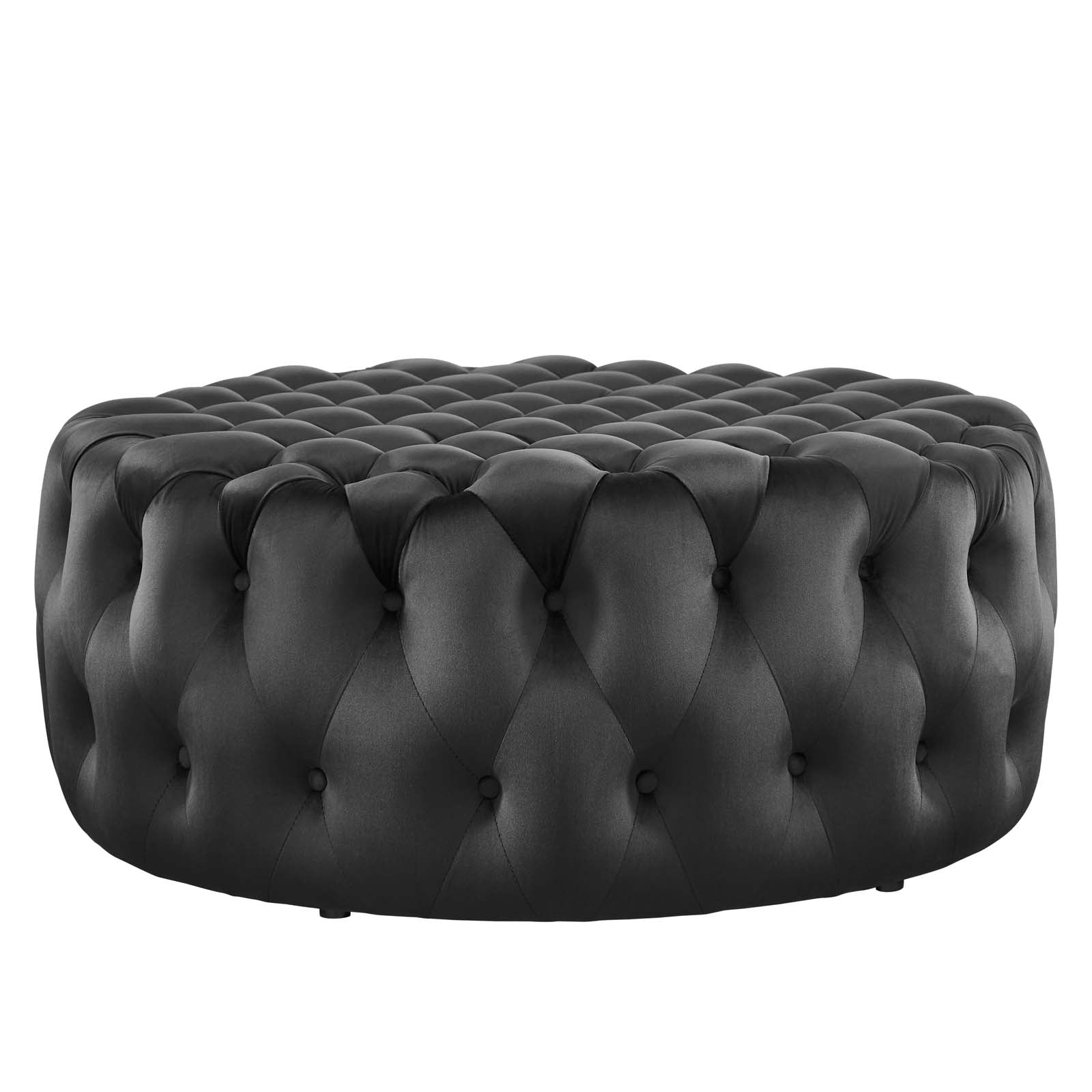Amour Tufted Button Large Round Performance Velvet Ottoman By Modway | Ottomans | 
