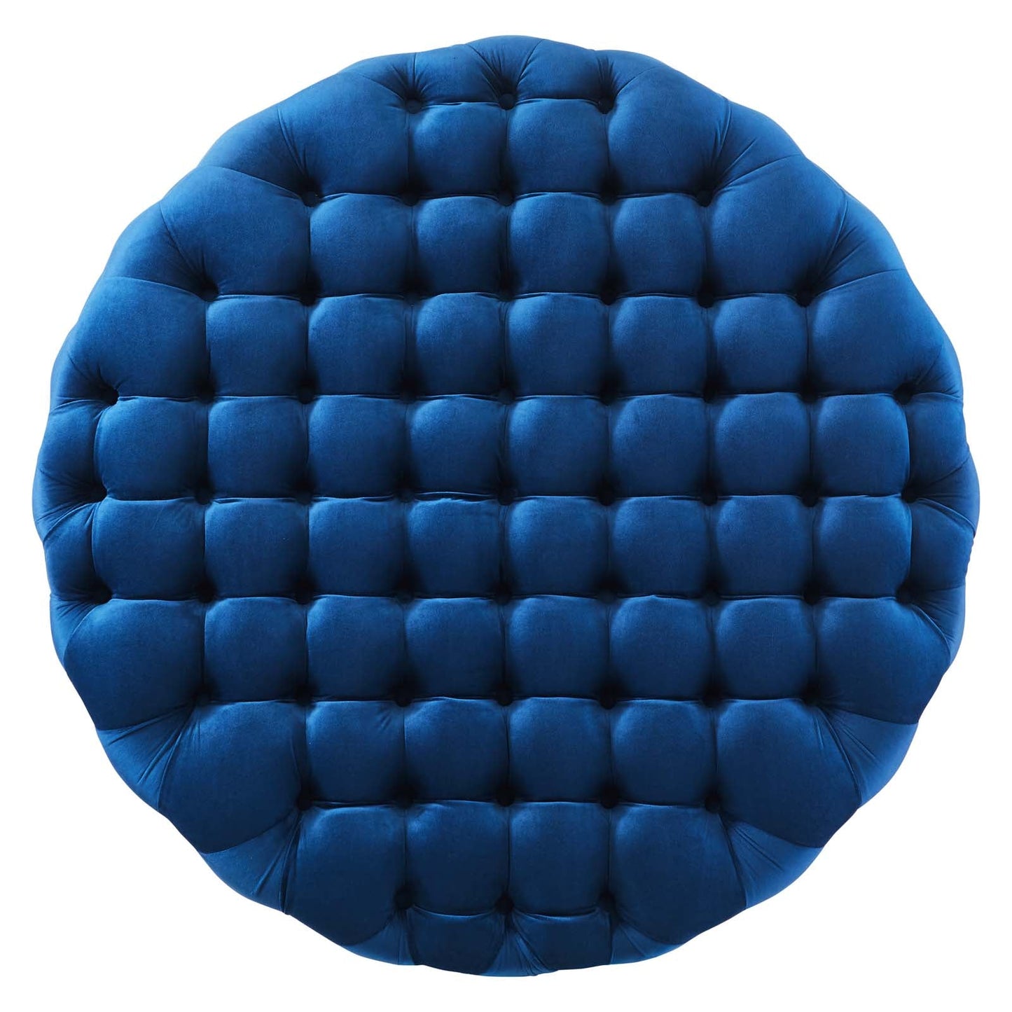 Amour Tufted Button Large Round Performance Velvet Ottoman By Modway | Ottomans | 