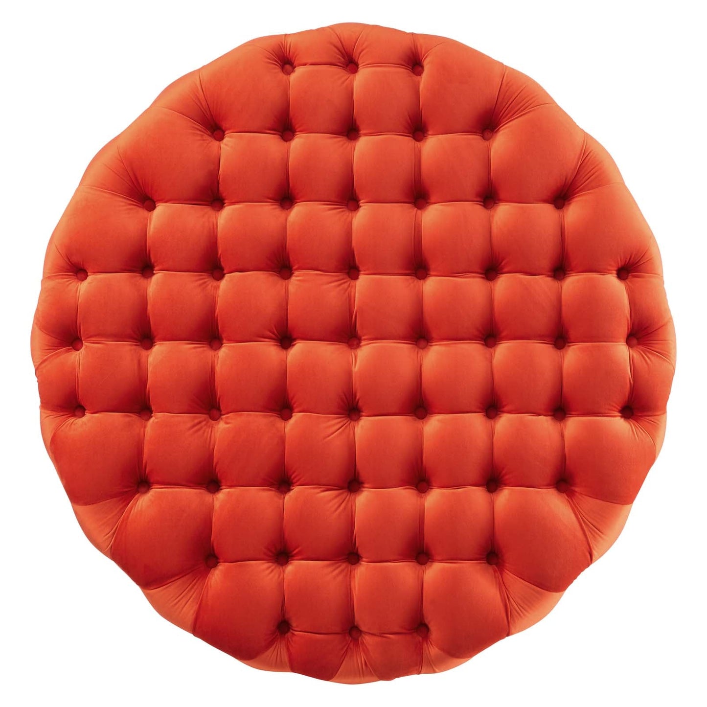 Amour Tufted Button Large Round Performance Velvet Ottoman By Modway | Ottomans | 