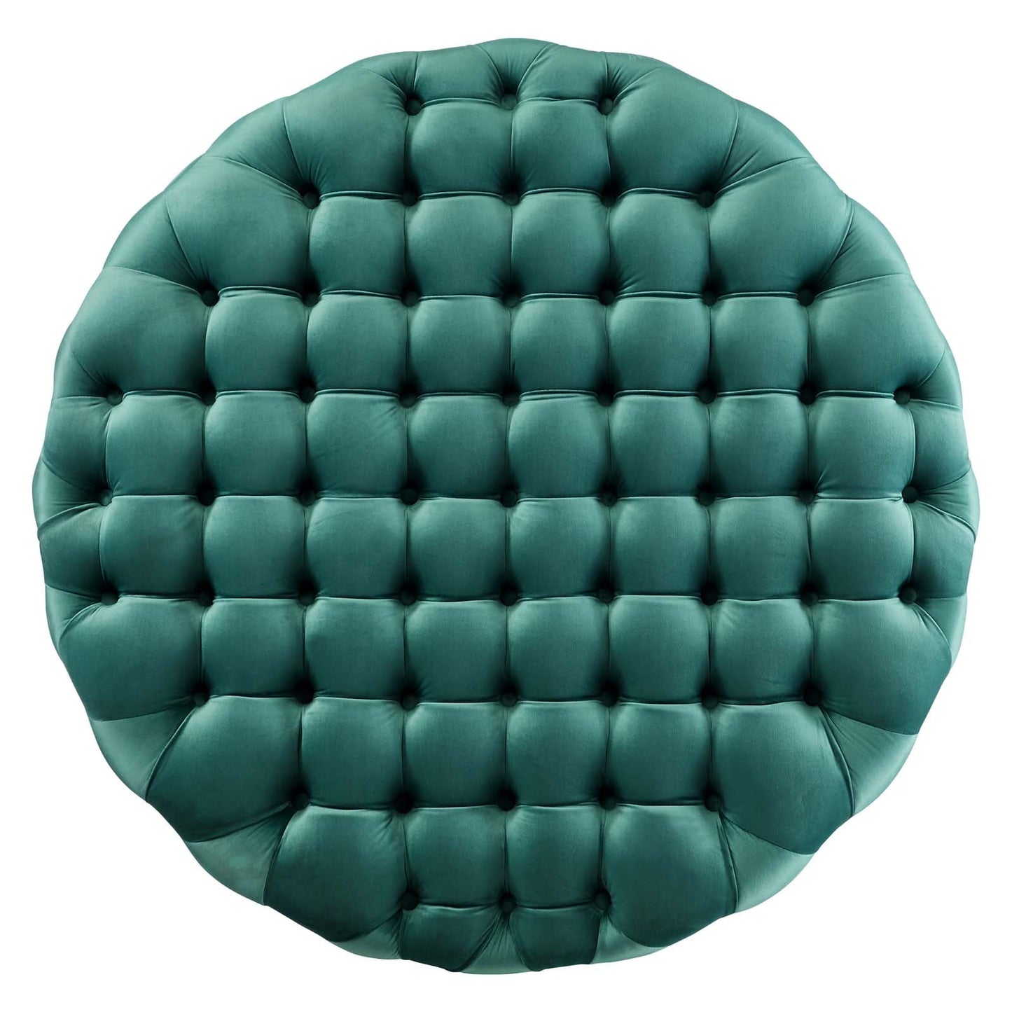 Amour Tufted Button Large Round Performance Velvet Ottoman By Modway | Ottomans | 
