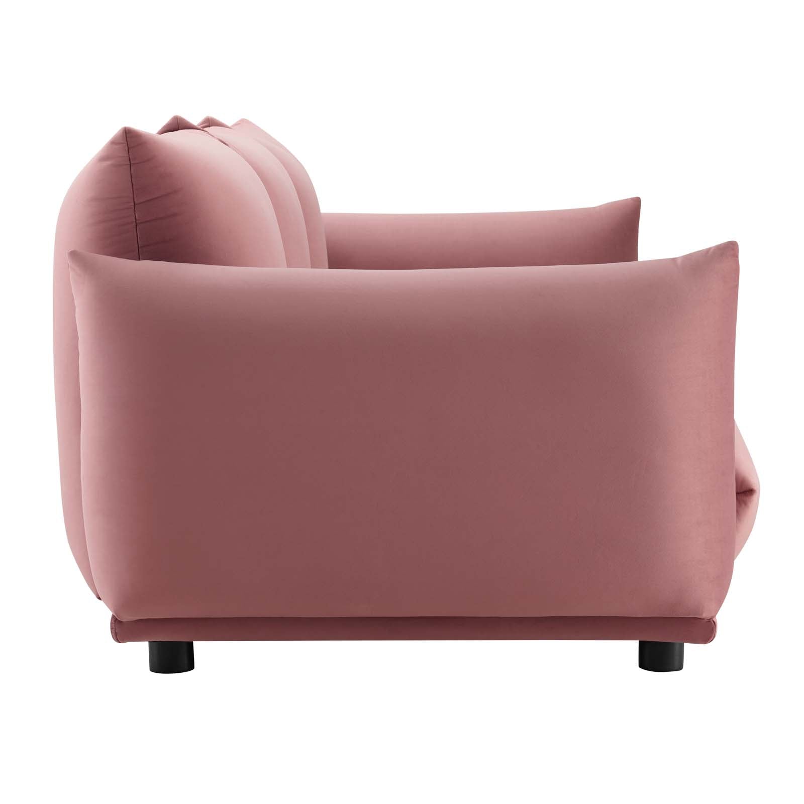 Modway Copious Performance Velvet Sofa | Sofas | 