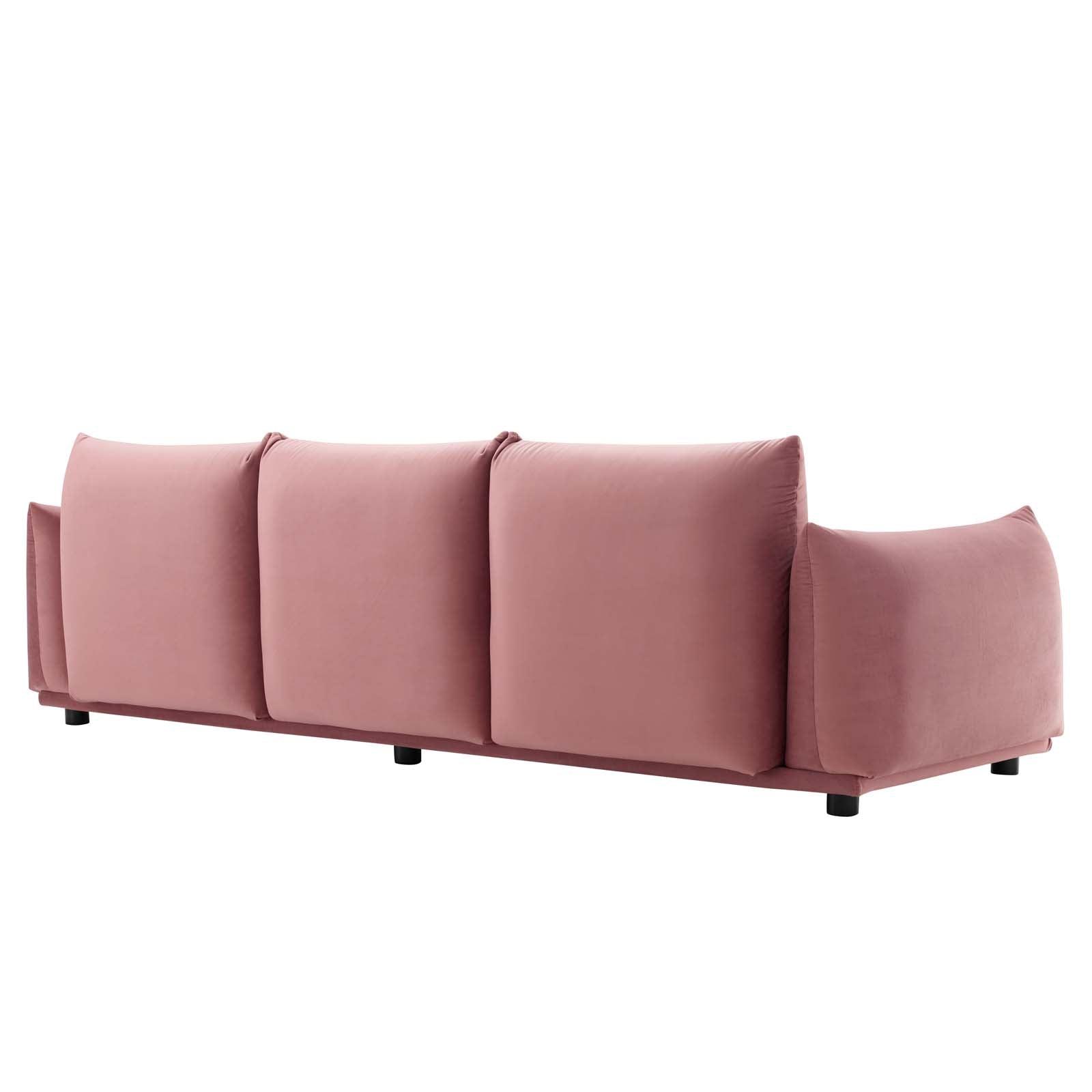 Modway Copious Performance Velvet Sofa | Sofas | 
