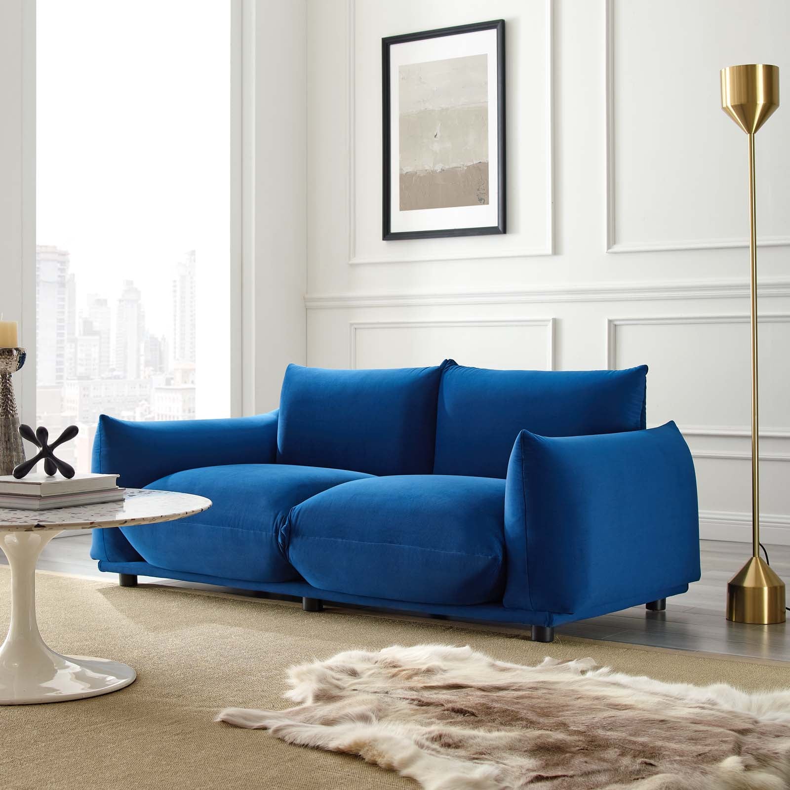 Modway Copious Performance Velvet Loveseat | Loveseats | 