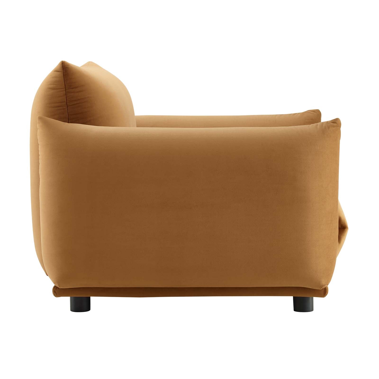 Modway Copious Performance Velvet Armchair | Armchairs | 