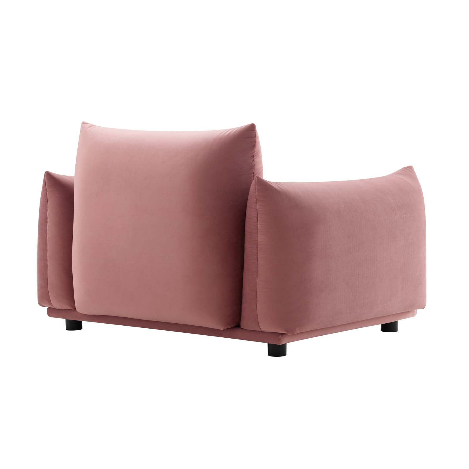Modway Copious Performance Velvet Armchair | Armchairs | 