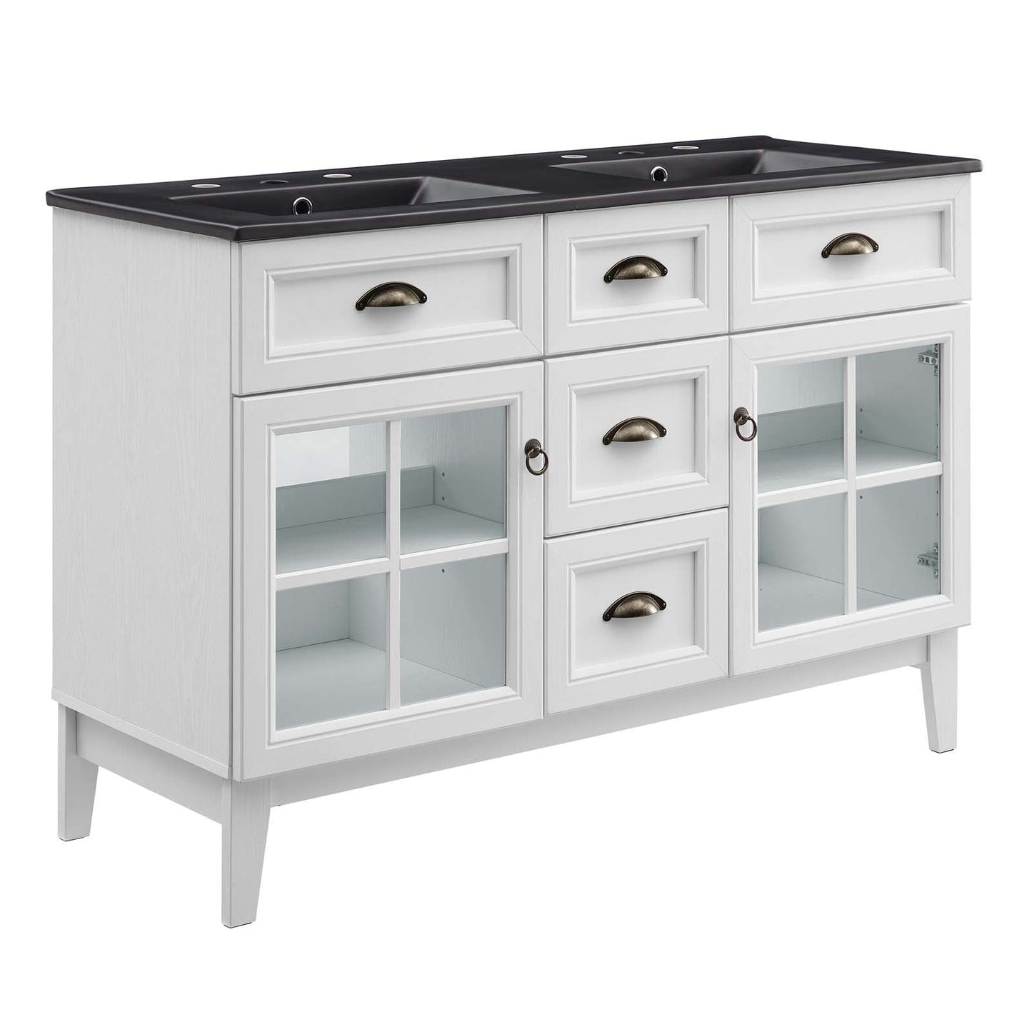 Modway Isle 48" Double Bathroom Vanity Cabinet | Bathroom Accessories | 