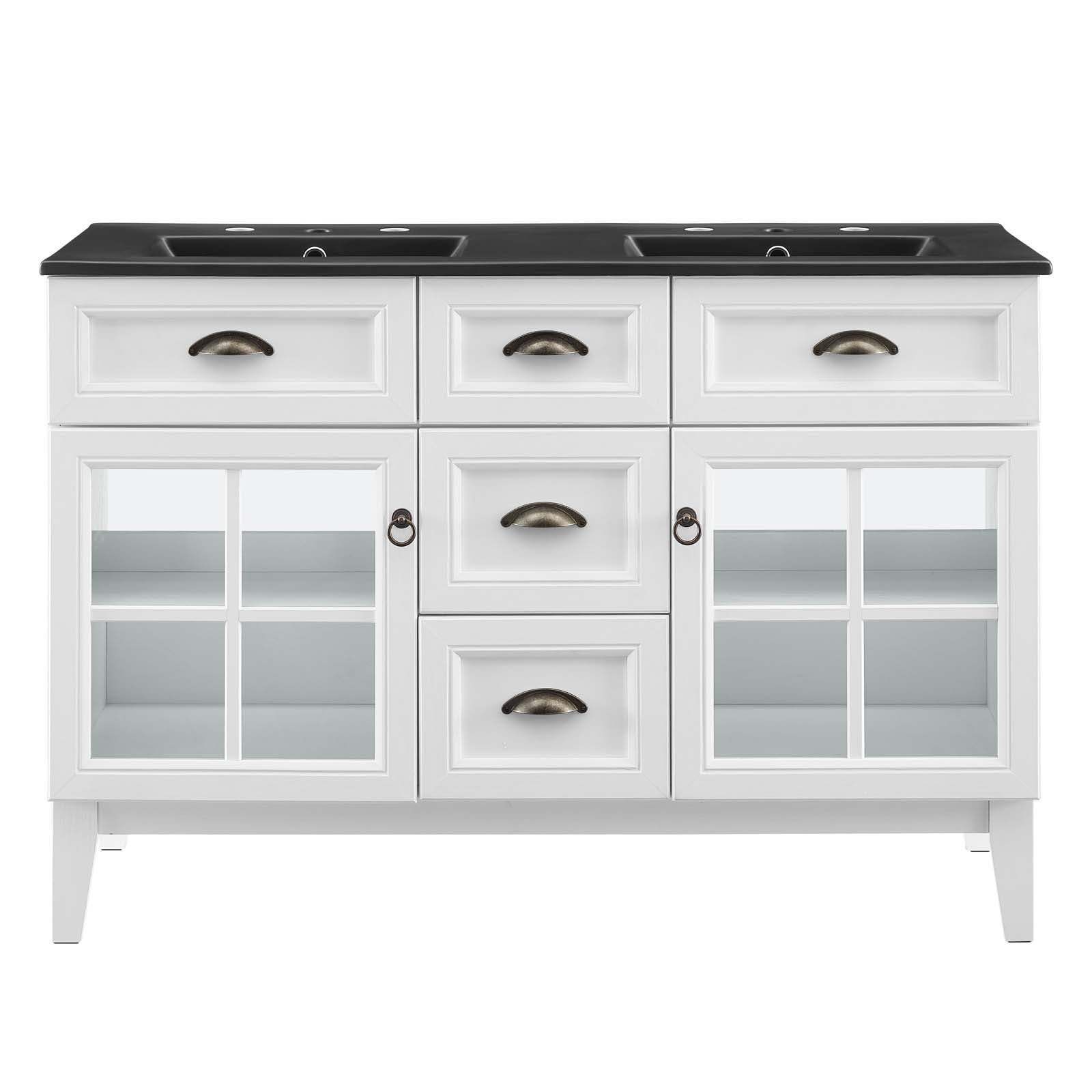 Modway Isle 48" Double Bathroom Vanity Cabinet | Bathroom Accessories | 