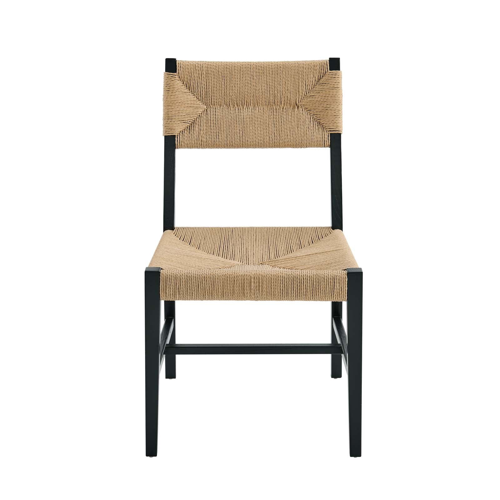 Bodie Wood Dining Chair By Modway - EEI-5489-BLK-NAT | Dining Chairs |  Modishstore - 6