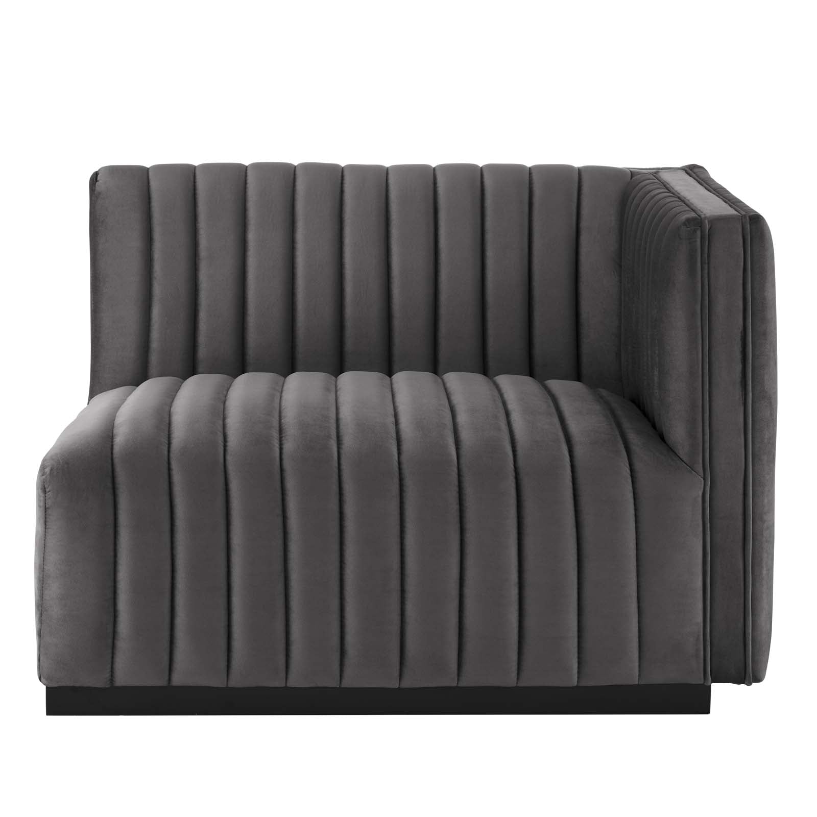 Conjure Channel Tufted Performance Velvet Right-Arm Chair By Modway - EEI-5492 | Armchairs - 14