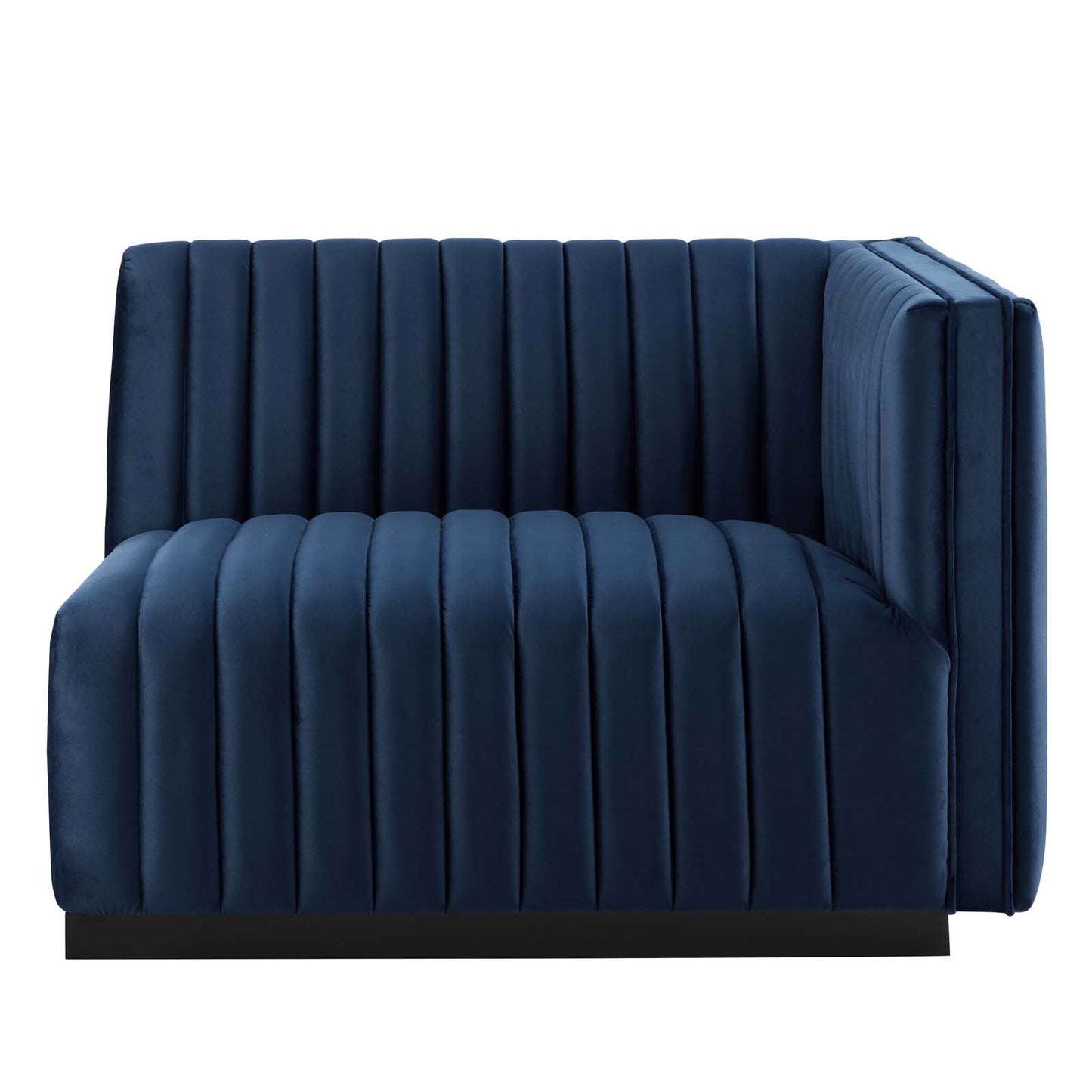 Conjure Channel Tufted Performance Velvet Right-Arm Chair By Modway - EEI-5492 | Armchairs - 20