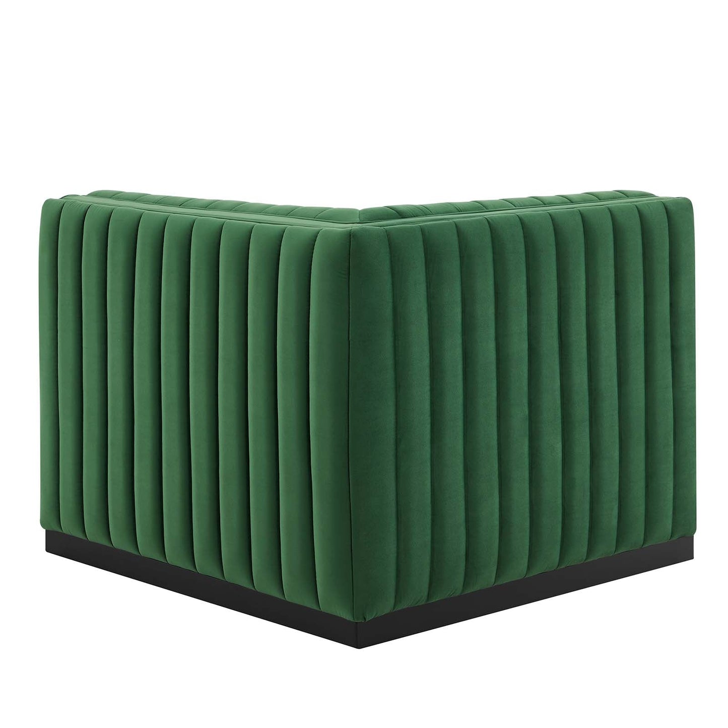 Conjure Channel Tufted Performance Velvet Left Corner Chair By Modway - EEI-5496 | Sofas - 9