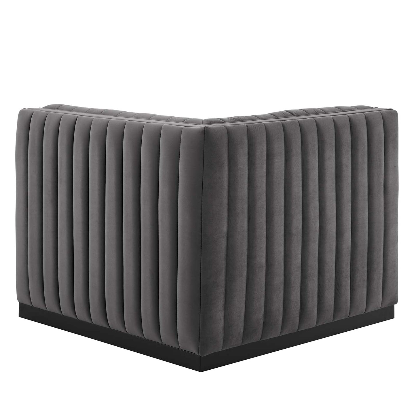 Conjure Channel Tufted Performance Velvet Left Corner Chair By Modway - EEI-5496 | Sofas - 15
